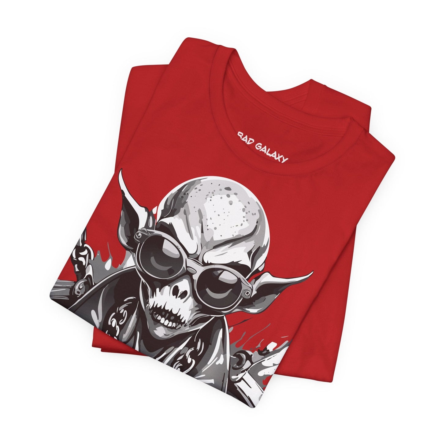 Alien Tee Shirt From Bad Galaxy Made To Order Free Shipping 100 Percent Cotton Eco Friendly In USA