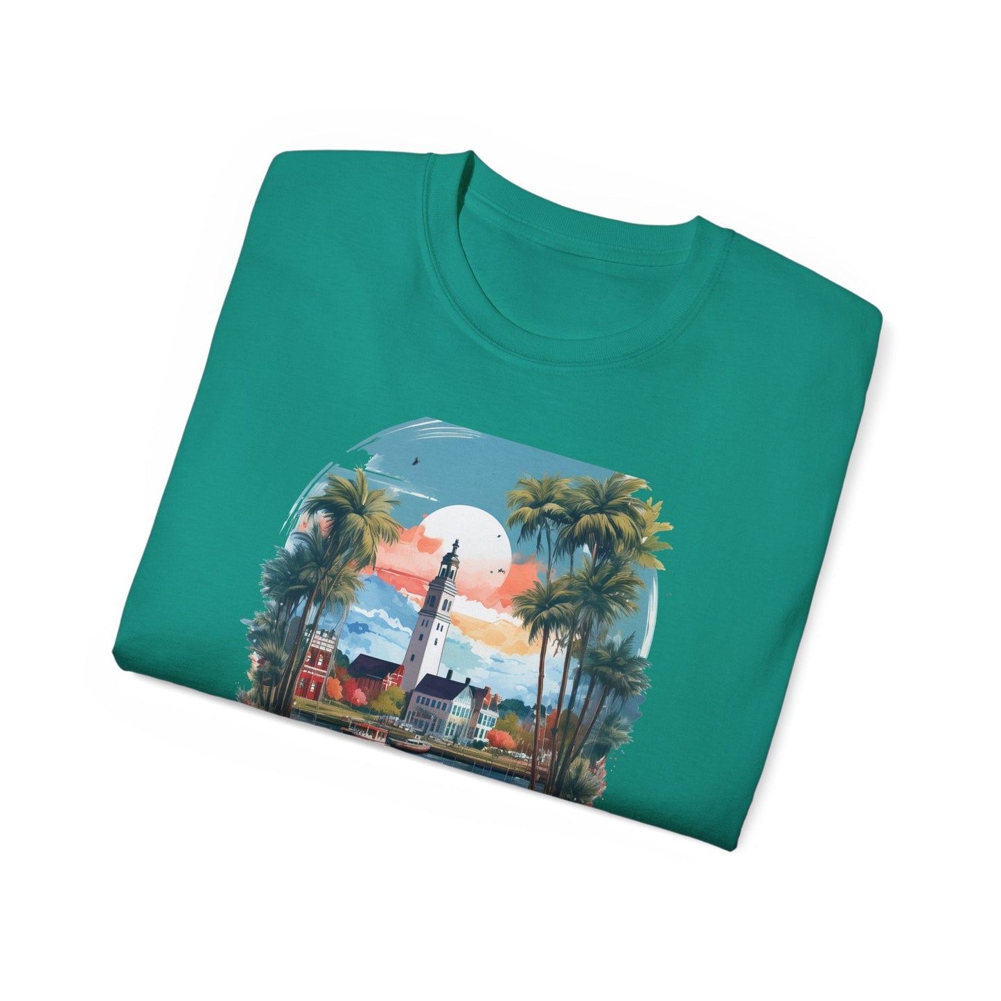 Delaware Graphic Unisex Cotton T‑Shirt 2