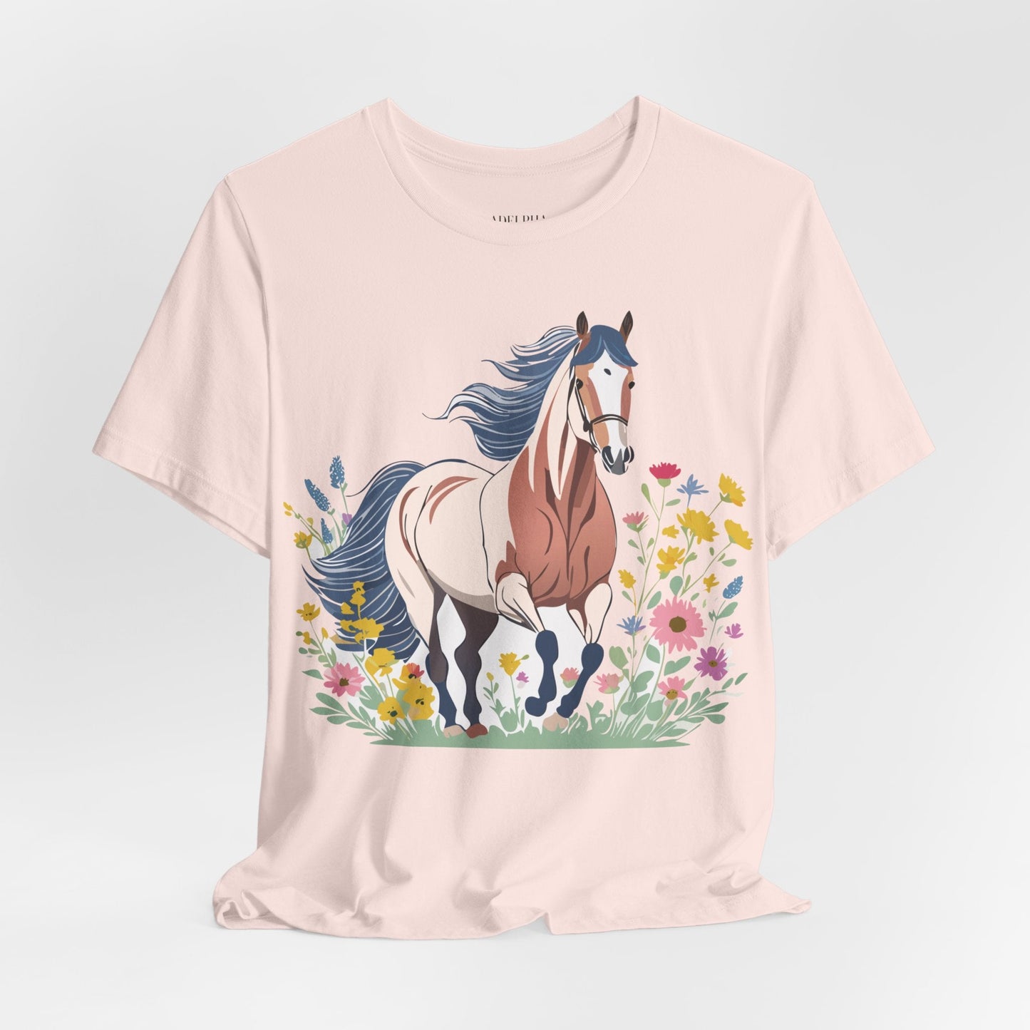 Horse Graphic Unisex 100 Cotton Vintage Animal Art T-Shirt 11