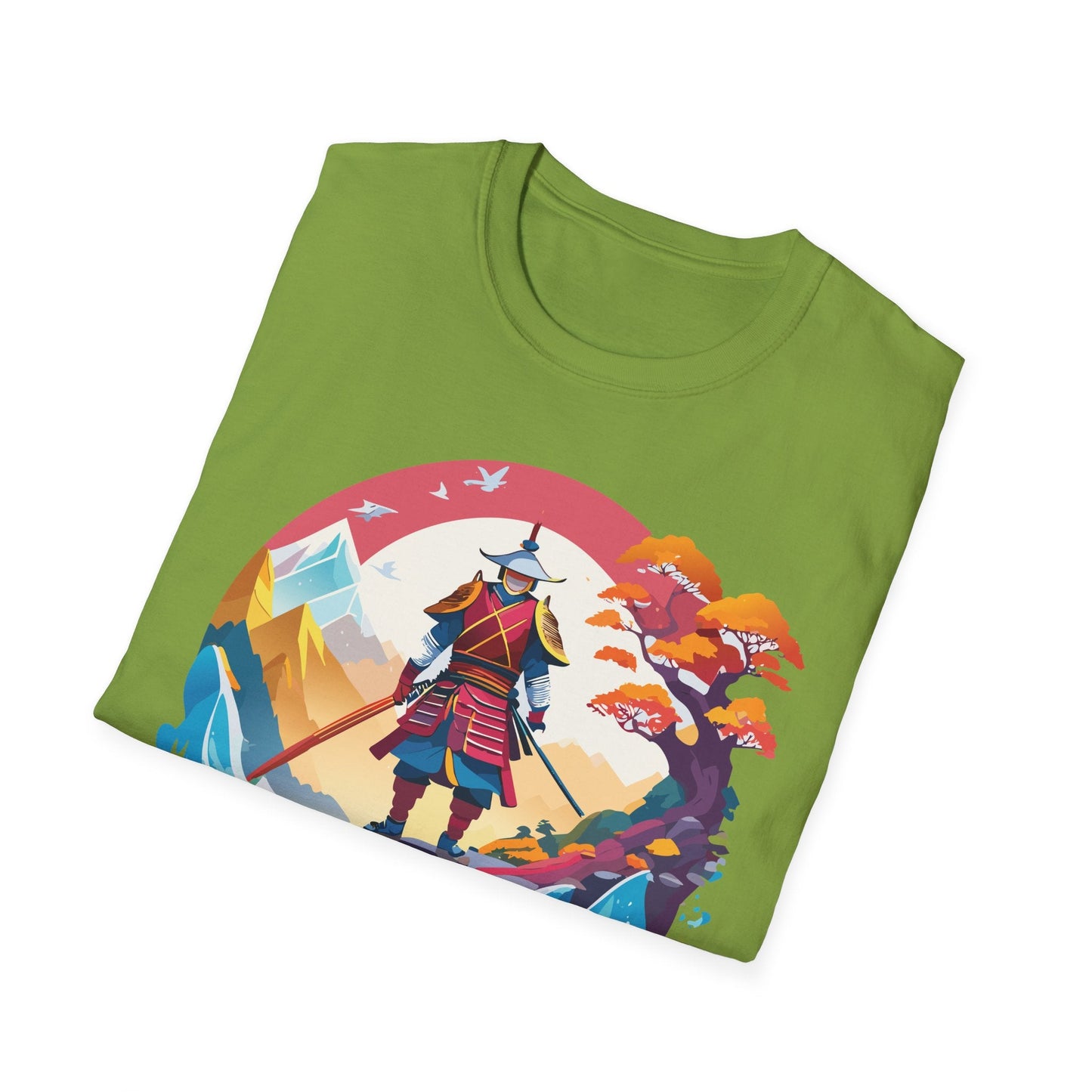 Samurai Shirt Gildan Softstyle 64000 Ring Spun Cotton Unisex Tee For Everyday Comfort