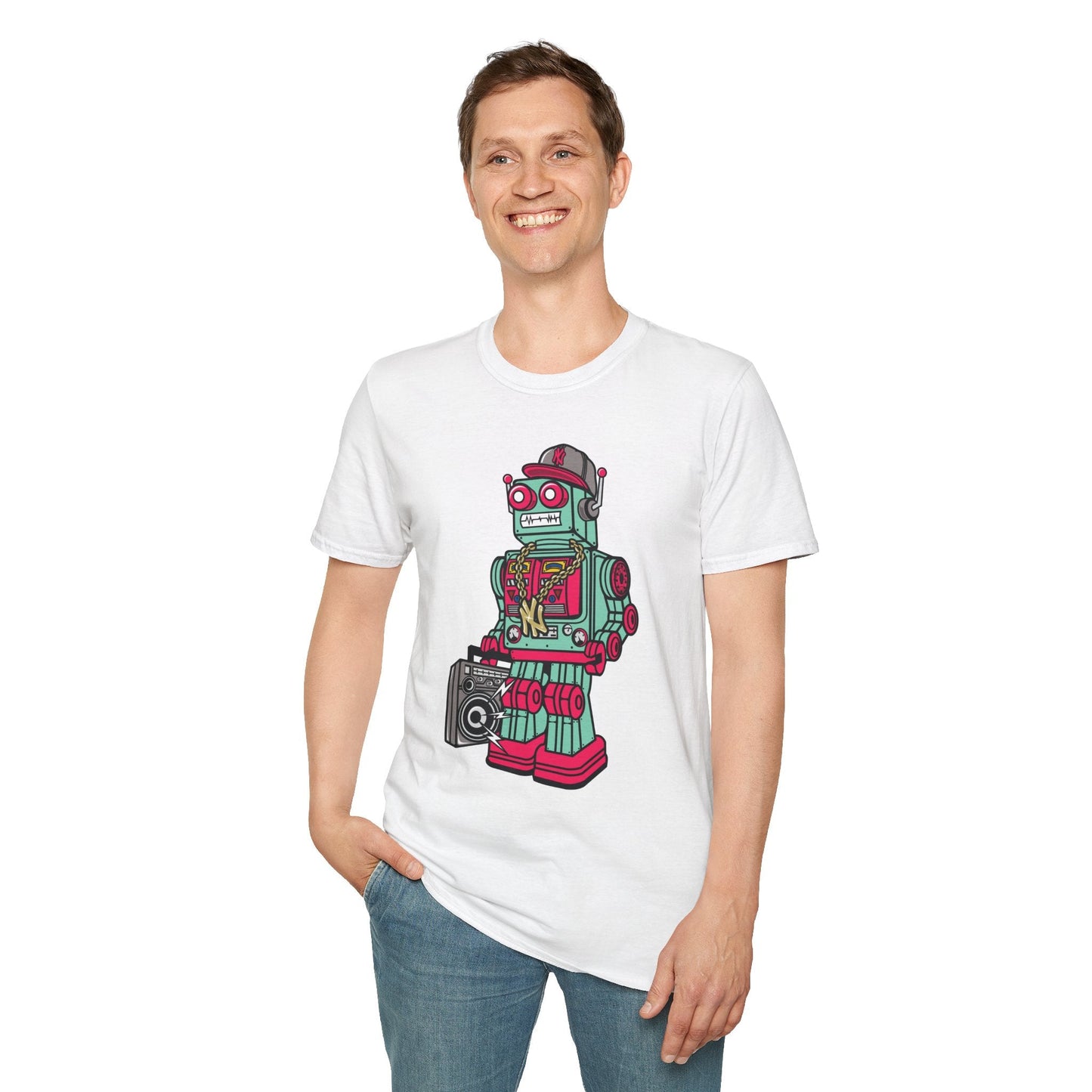 Cartoon T Shirt Animation Tee Funny Unisex Gildan Softstyle 64000 Ring Spun Cotton