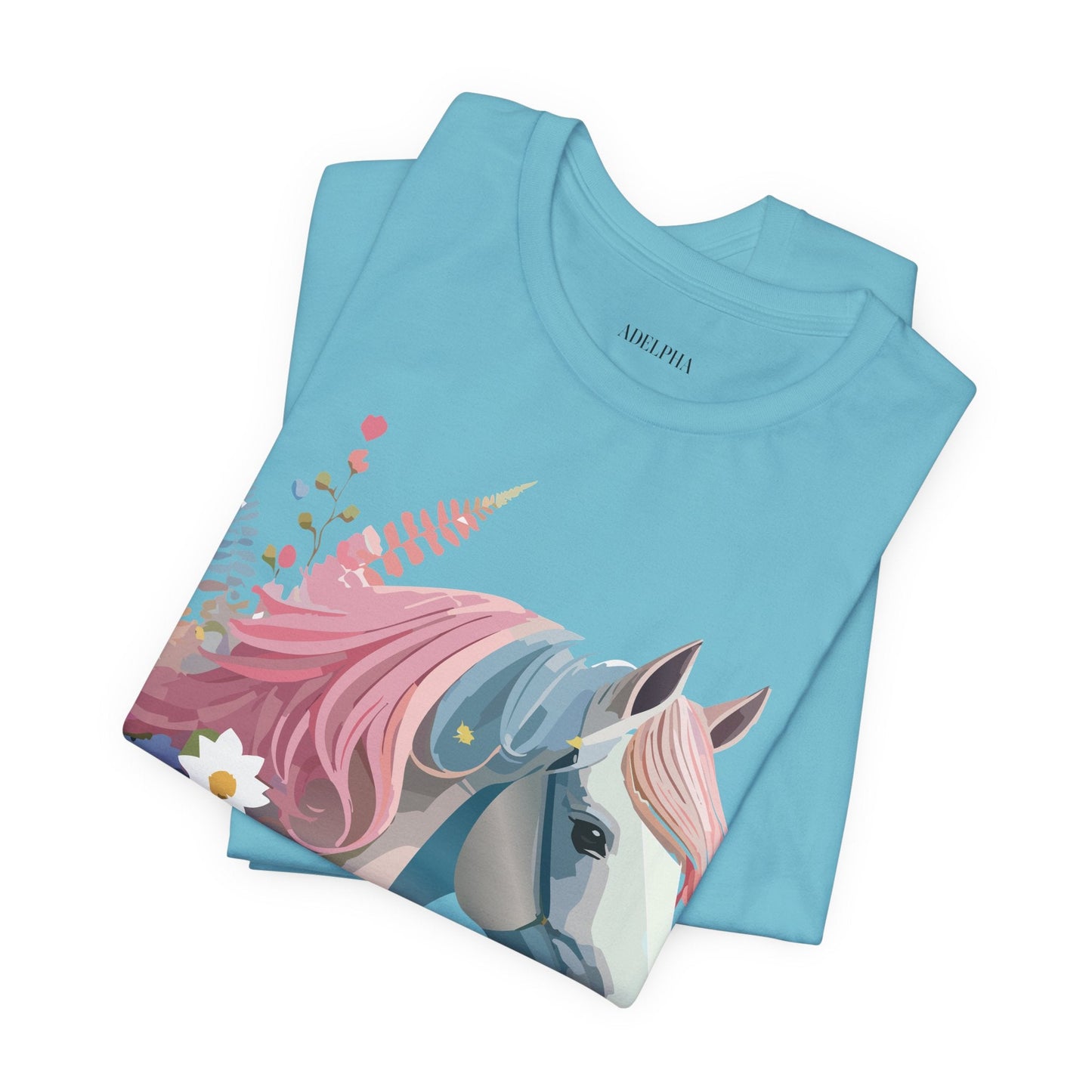 Horse Graphic Unisex 100 Cotton Vintage Animal Art T-Shirt 3