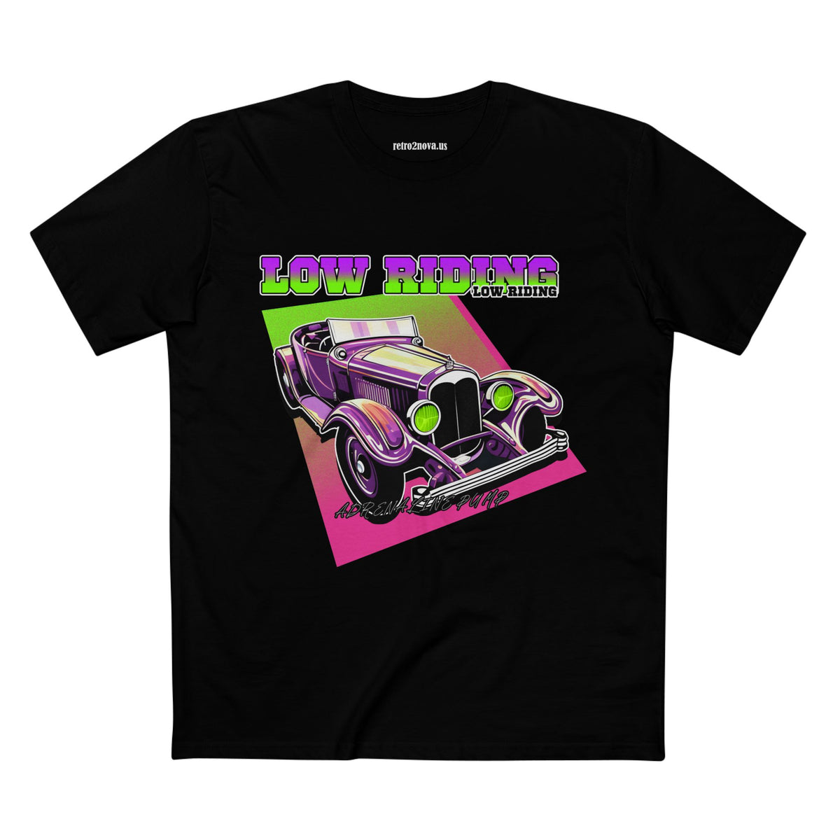Retro Car Vintage Graphic Tee Staple Unisex 100 Cotton Tee Shirt - RC-9