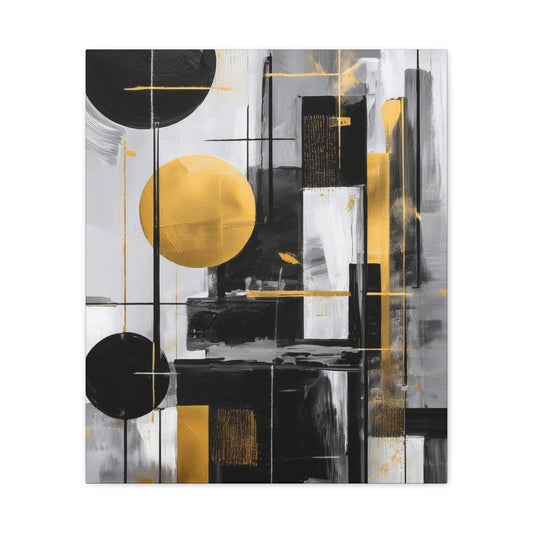 Black Abstract Painting Print Canvas 20x24,20x30,24x30, 24x32,24x36,30x40, 32x48,36x48,40x60 Pine-Wood Inner Frame ABS-21