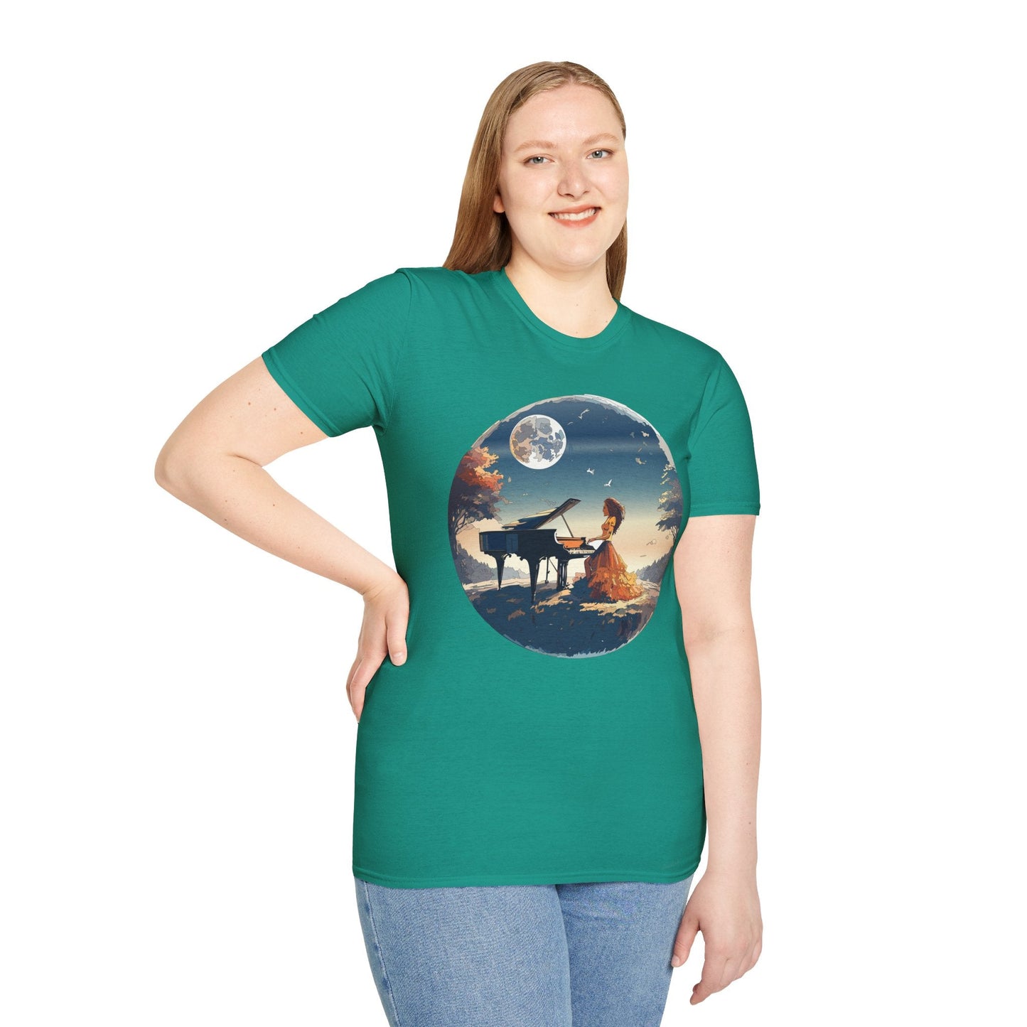 Womens Graphic T Shirt Art Design Gildan Softstyle Tee 100 Percent Ring Spun Cotton Unisex
