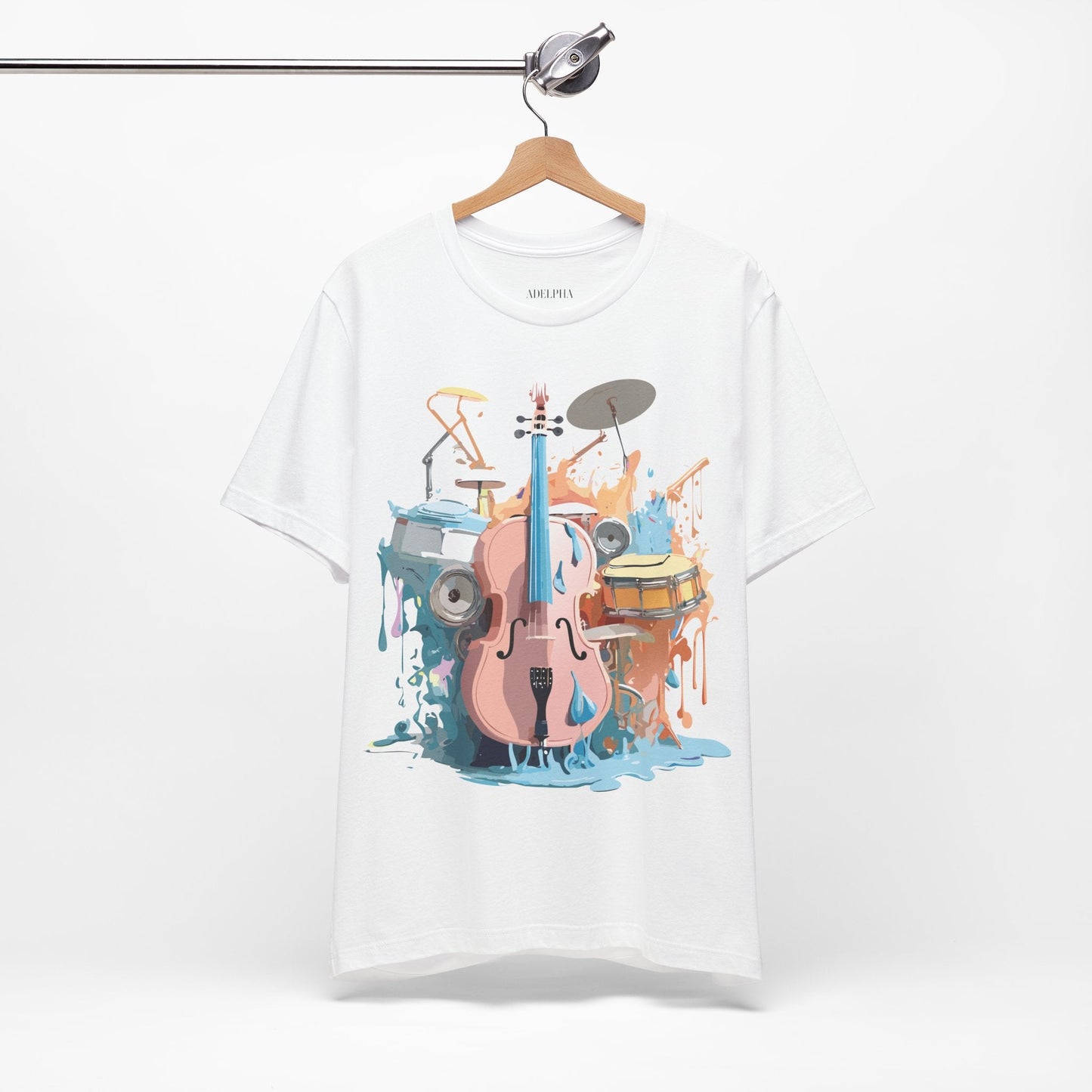 Adelpha Graphic Tee Unisex Short Sleeve Shirt With Vintage Inspired Artwork Design