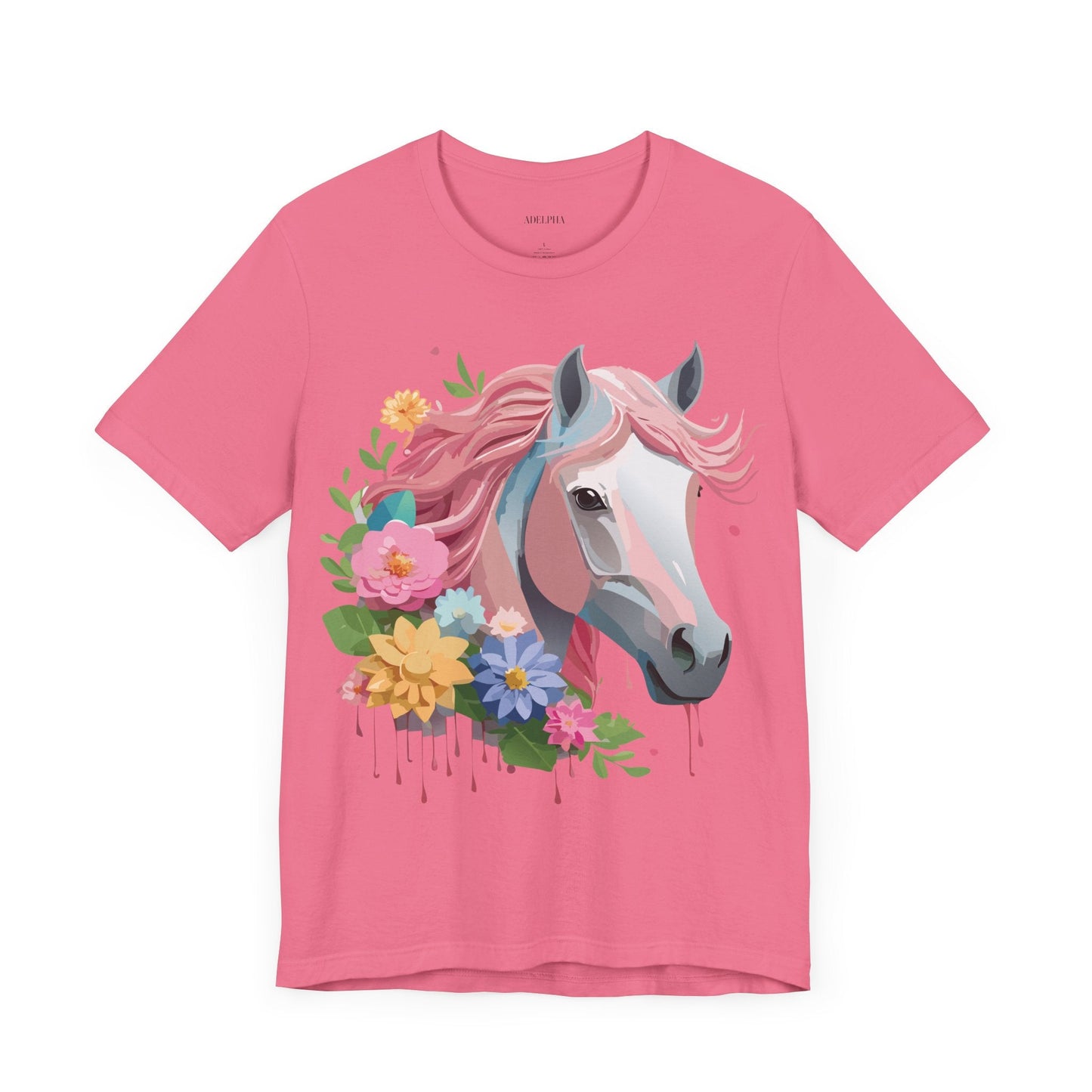 Horse Graphic Unisex 100 Cotton Vintage Animal Art T-Shirt 1