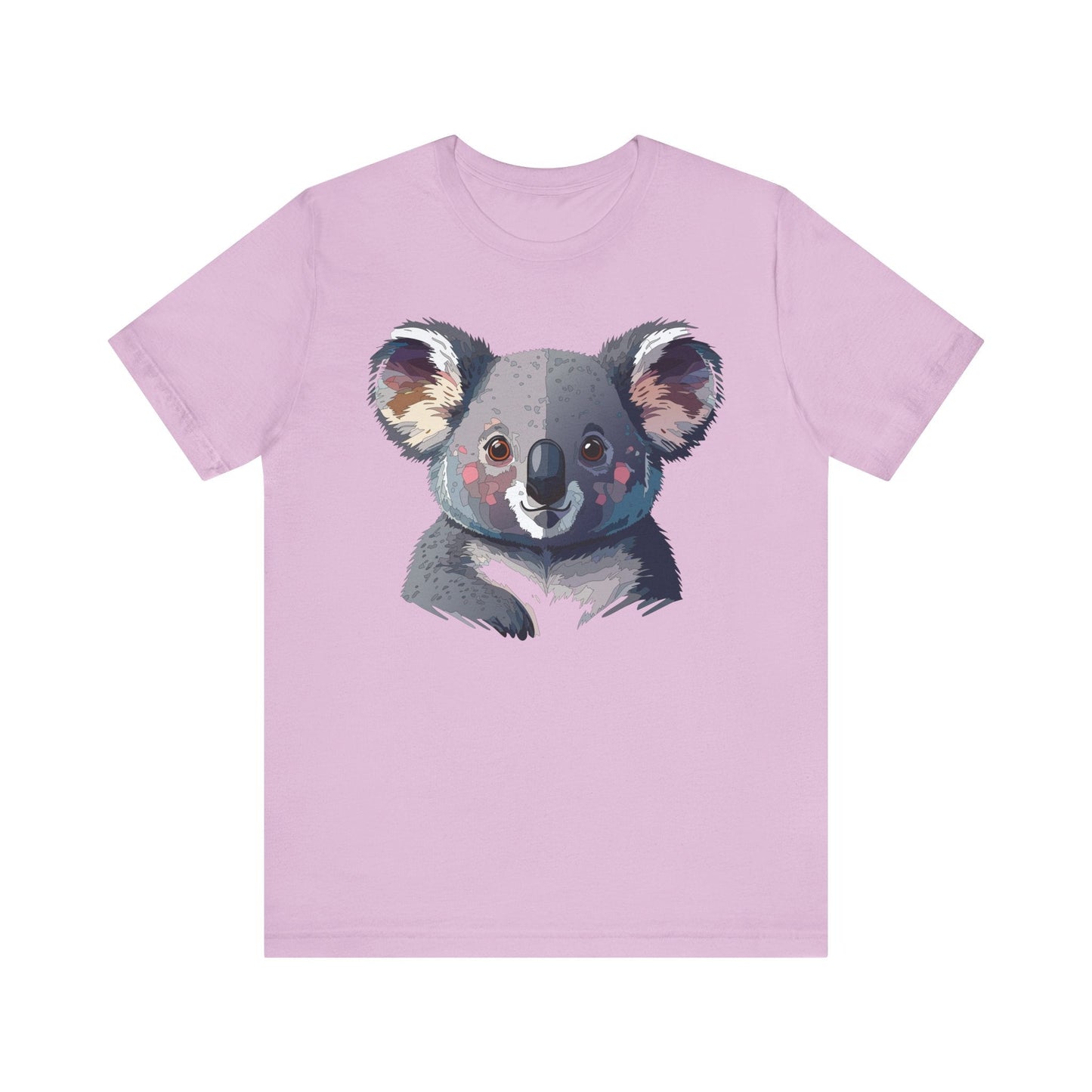 Unisex Animal Shirt With Animal Art Design Tee Wild Animals Short Sleeve Jersey Cotton
