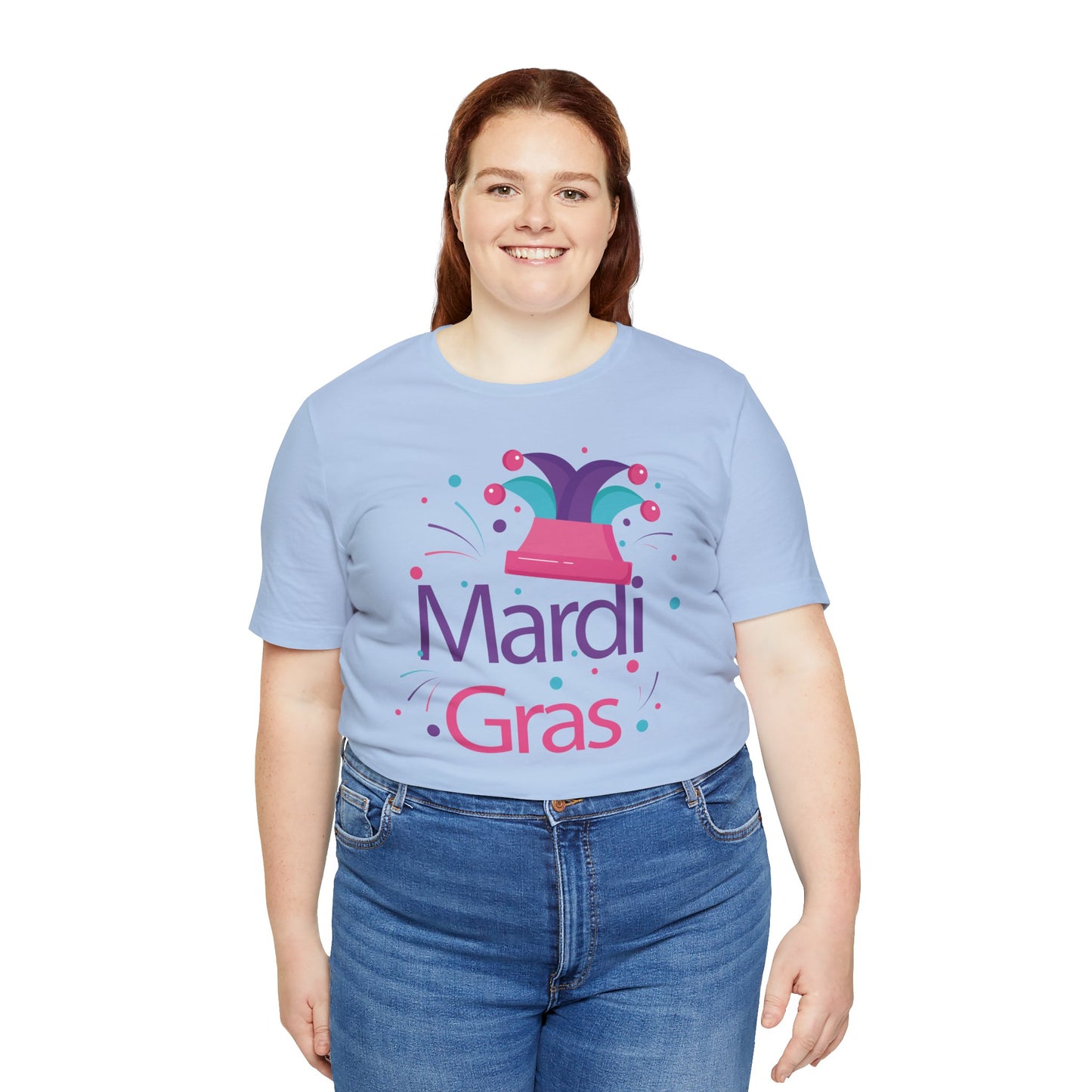 Tee-shirt en coton unisexe pour Mardi Gras