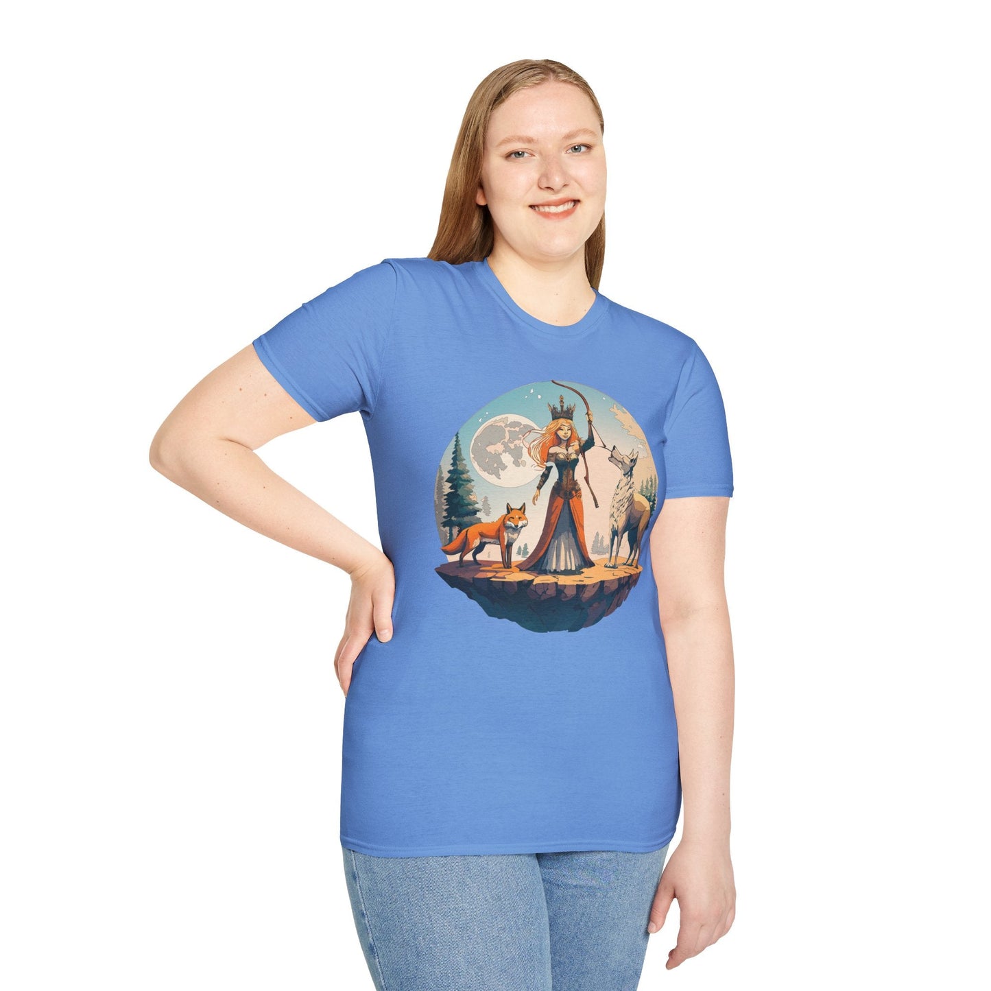 Womens Graphic T Shirts Art Design Shirt Softstyle Gildan 64000 Unisex Tee Ring Spun Cotton