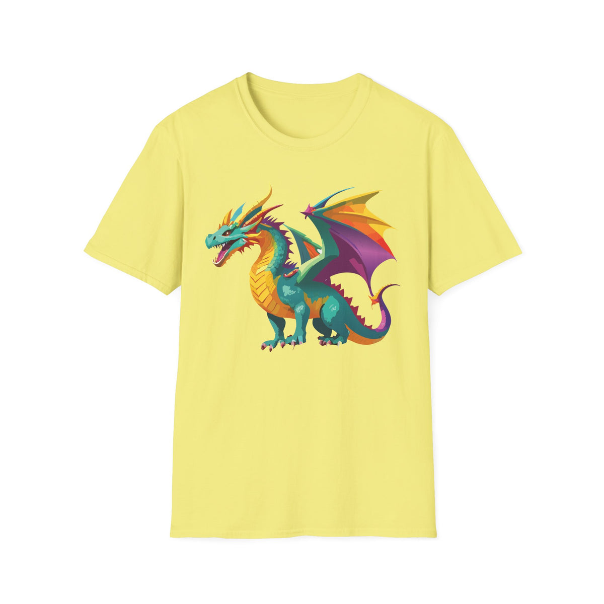 Dragon Graphic Tee Gildan Unisex 100 Cotton Tee Shirt with Animals m15