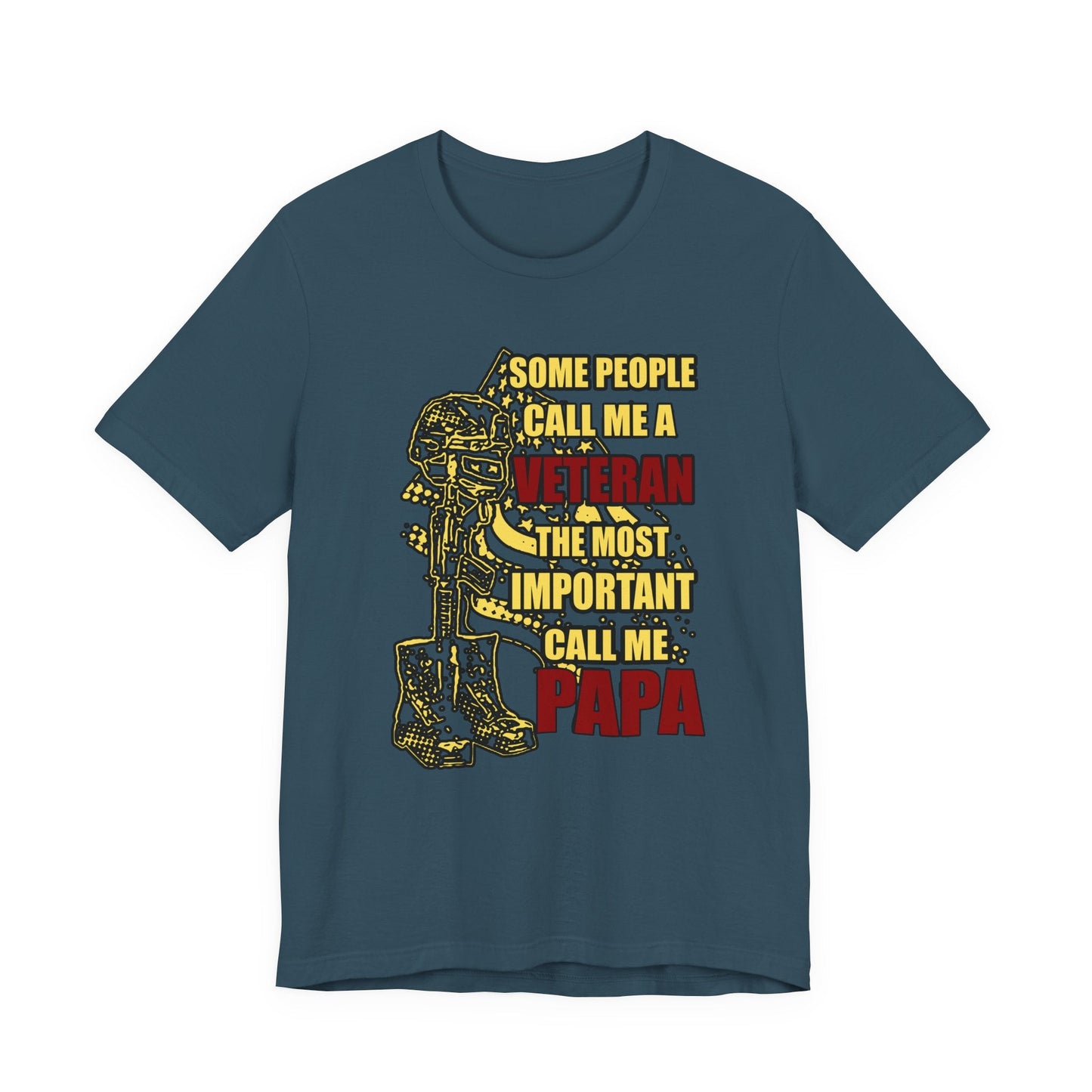 Army Veteran Patriotic Graphic Design Unisex Cotton T-Shirt v58