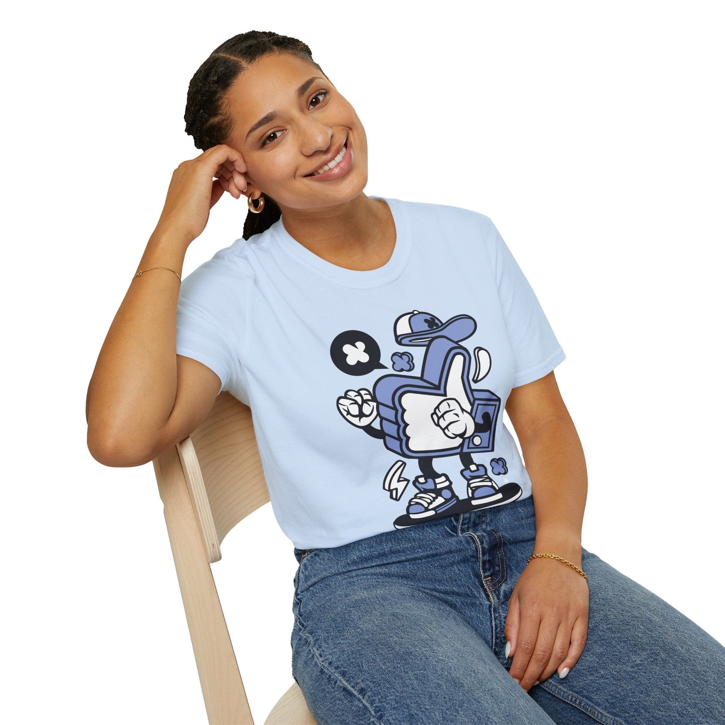 Cartoon T Shirt Animation Tee Funny Graphic Tee For Unisex Gildan Softstyle 64000 Cotton