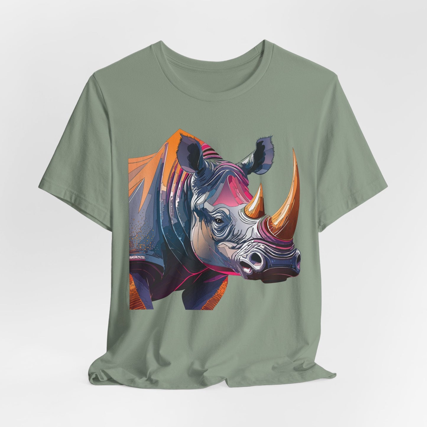 Unisex Animal Print Tee Shirt Featuring Wild Animals Art Design For Everyday Wear