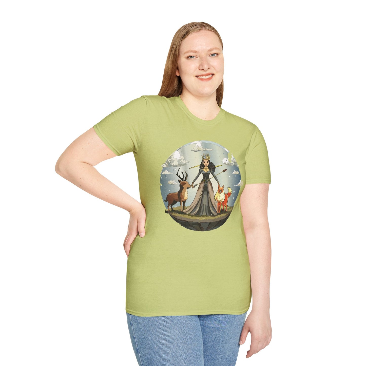 Womens Graphic T Shirt Art Design Tee Softstyle Gildan 64000 Cotton Comfort Fit Casual Wear