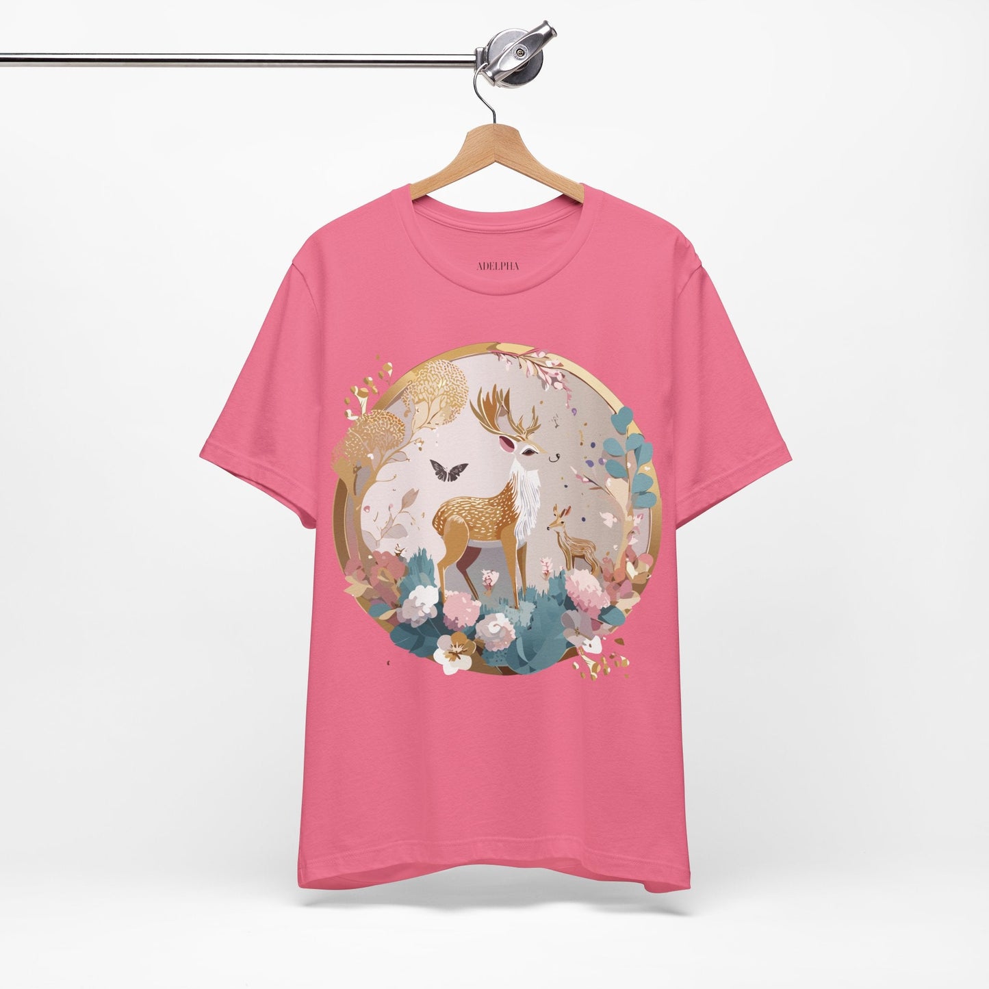 Medallion Graphic Unisex 100 Cotton Vintage Animal Medal Artwork Tee 13