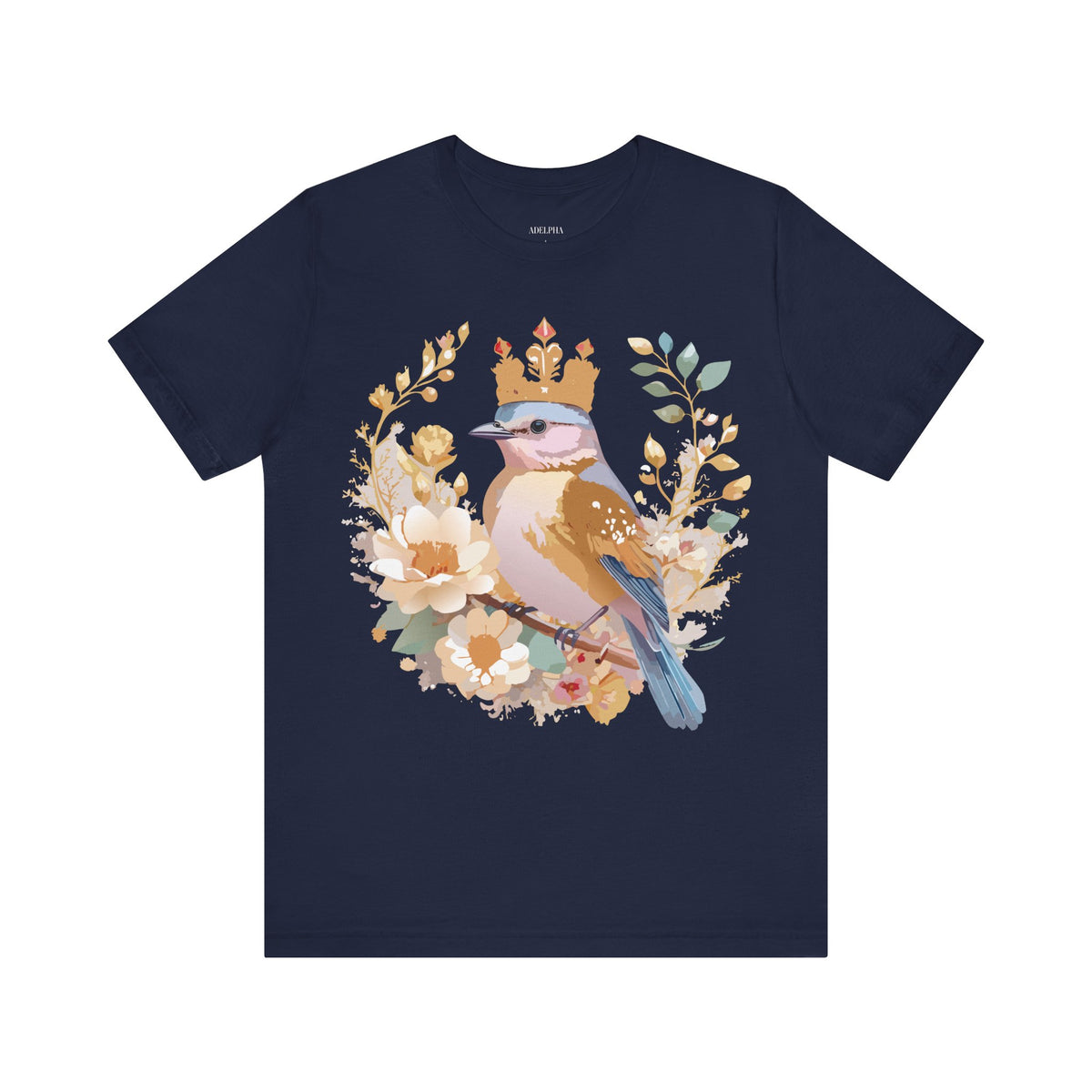 Medallion Graphic Unisex Cotton Bella+Canvas Tee with Art Design d79