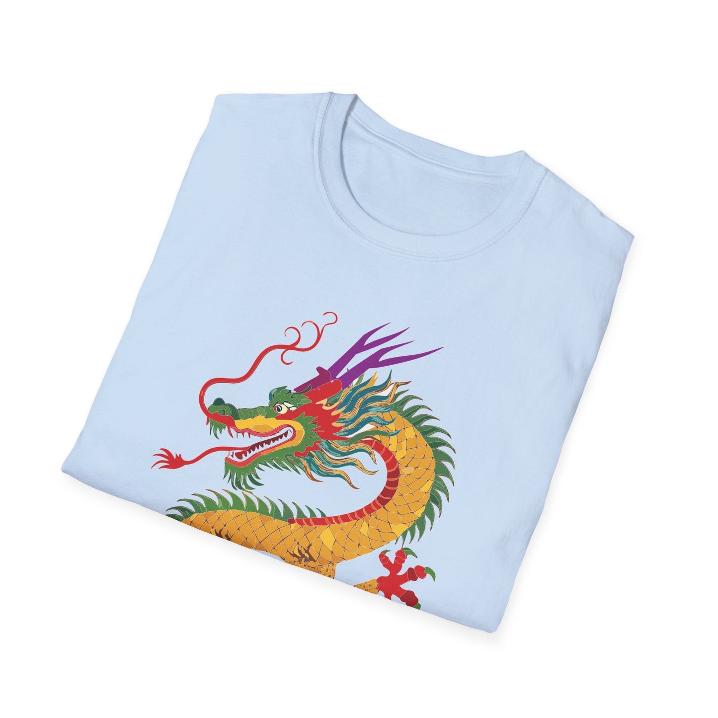 Dragon T Shirt Unisex Dragon Shirt Animal Design Softstyle Ring Spun Cotton Tee Comfort