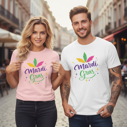 Camiseta unisex de algodón para carnaval