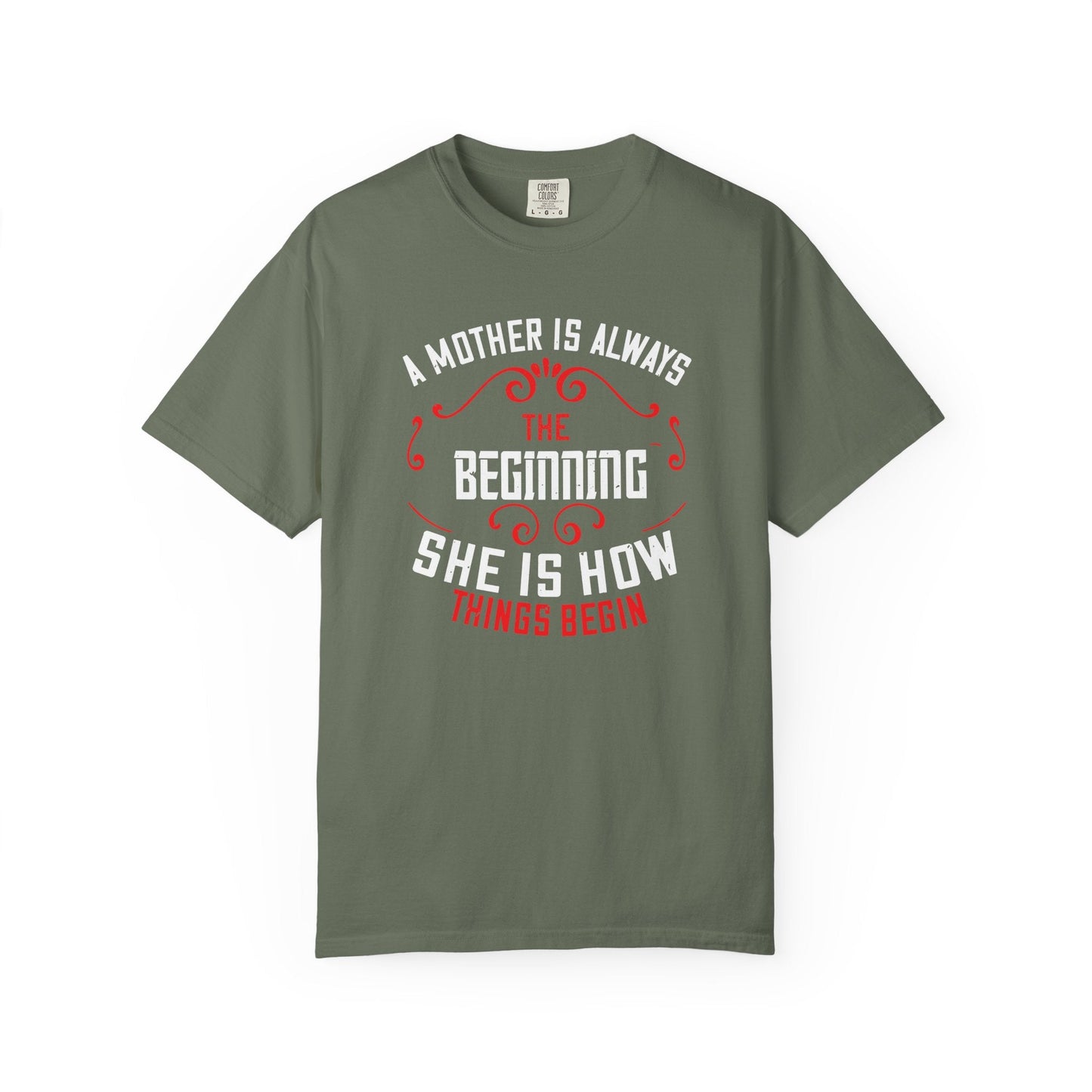 Mom T-shirt Mother Day Mama Tee Unisex Comfort Colors Garment-Dyed Cotton h53