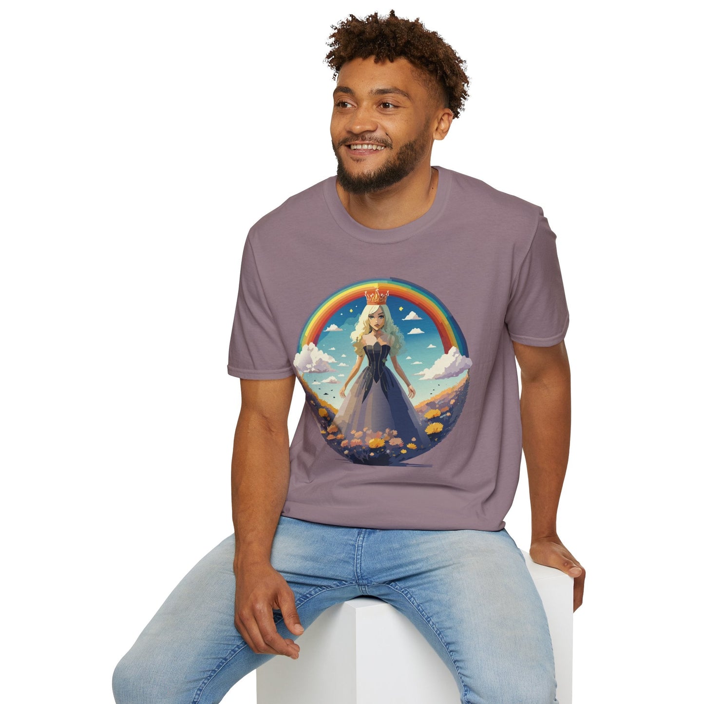 Womens Graphic T Shirt Art Design Tee 100 Percent Cotton Short Sleeve Softstyle Unisex