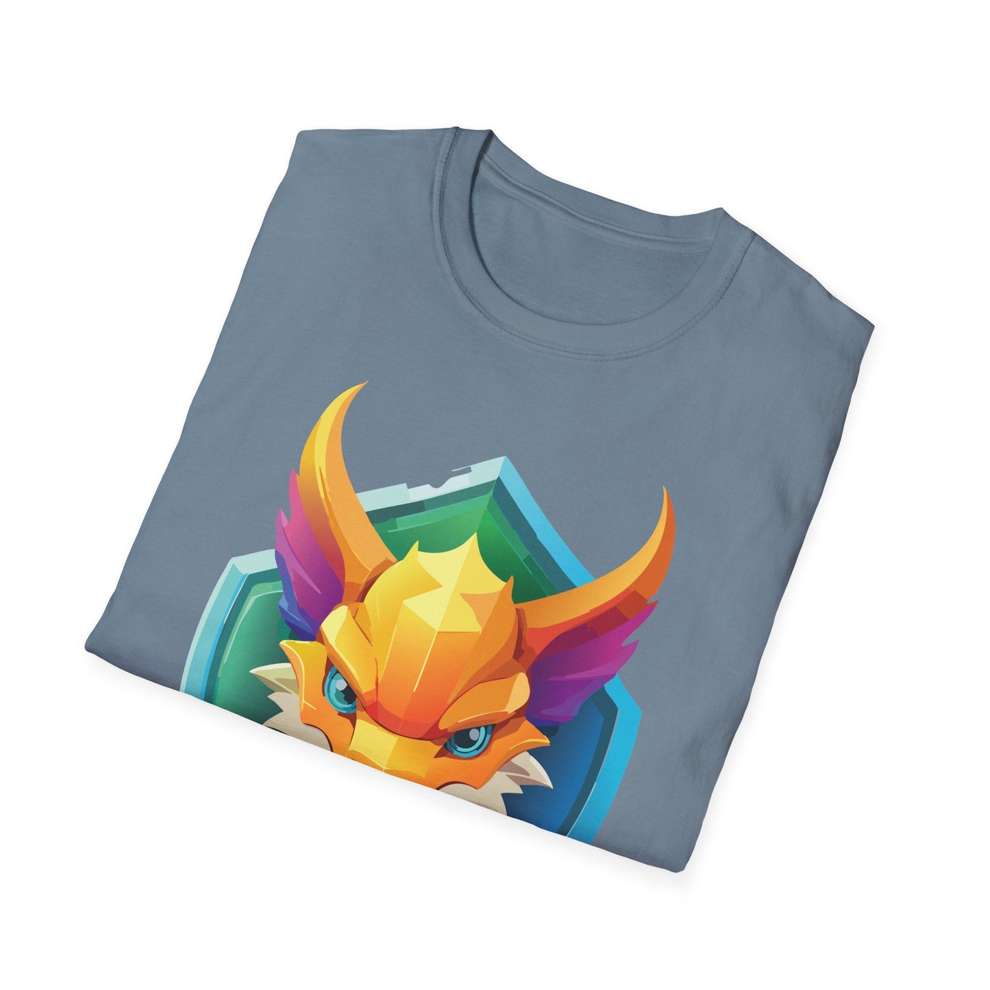 Dragon T Shirt Unisex Dragon Graphic Tee With Animal Design Soft Cotton Gildan Softstyle 64000