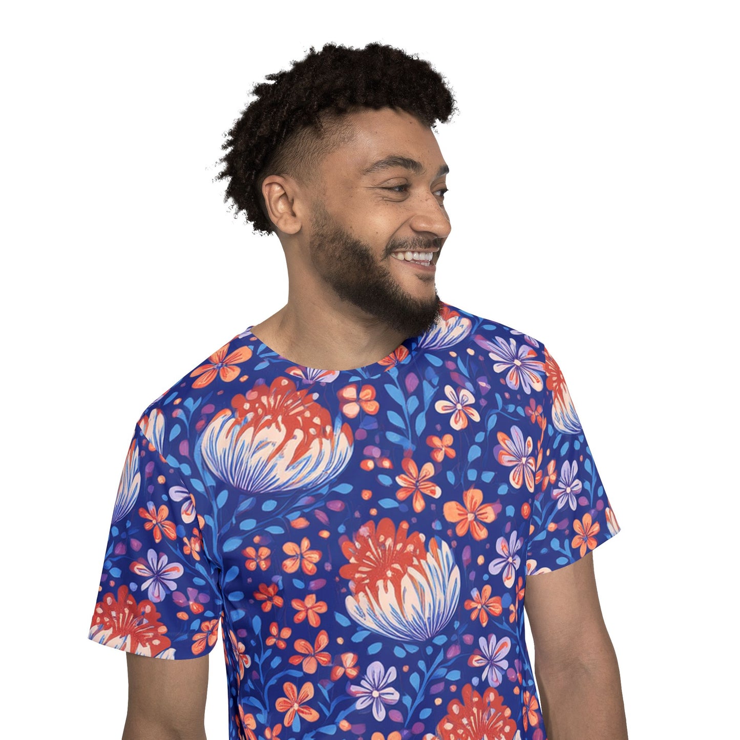 Unisex Floral Shirt, Floral Tee Shirt, Floral T-Shirt, T Shirt with Flowers 3