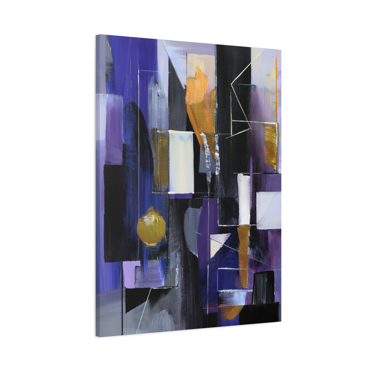 Purple Abstract Painting Print Canvas 20x24,20x30,24x30, 24x32,24x36,30x40, 32x48,36x48,40x60 Pine-Wood Inner Frame ABS-31
