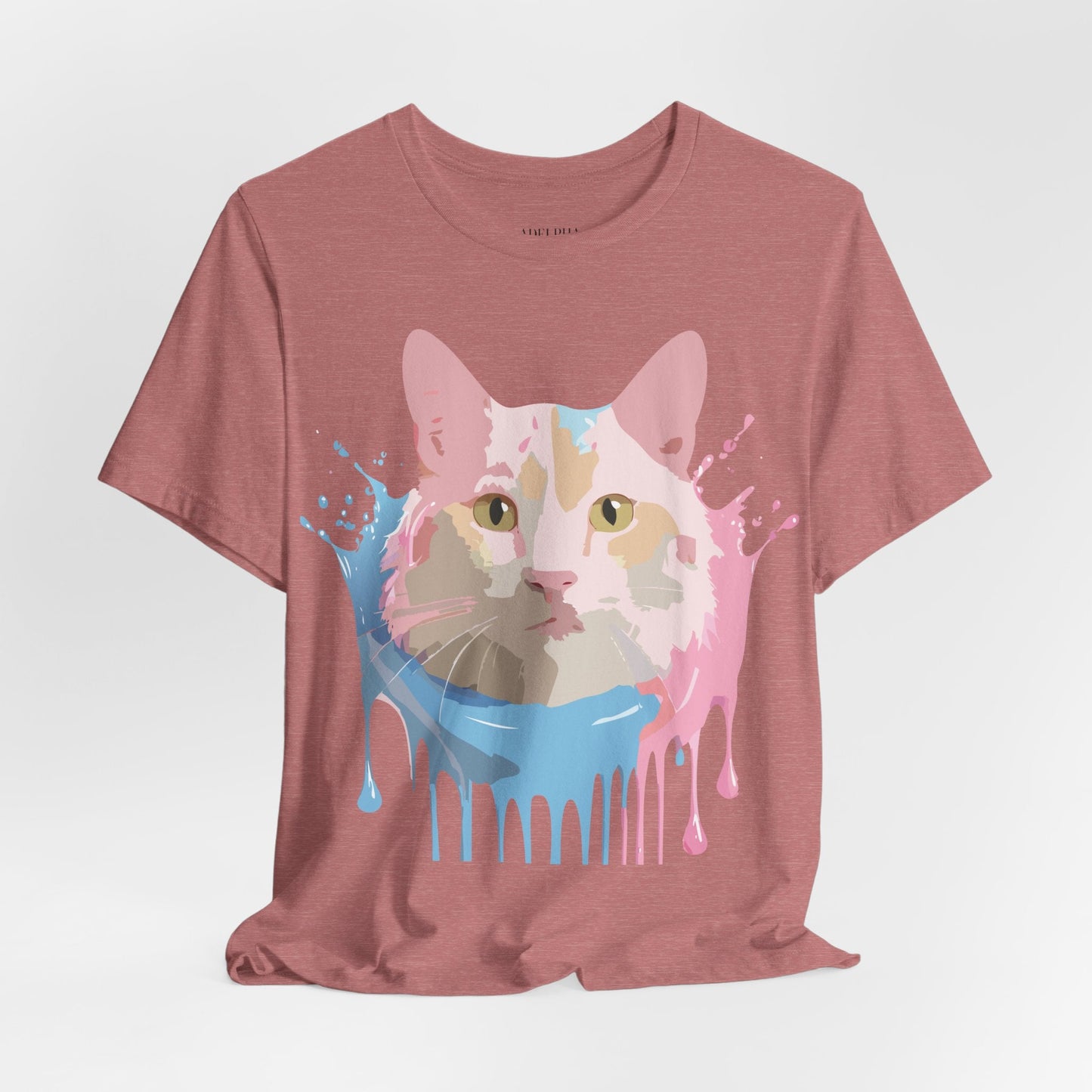 Cat Graphic Tee Unisex Vintage Style Shirt Adelpha Art Design