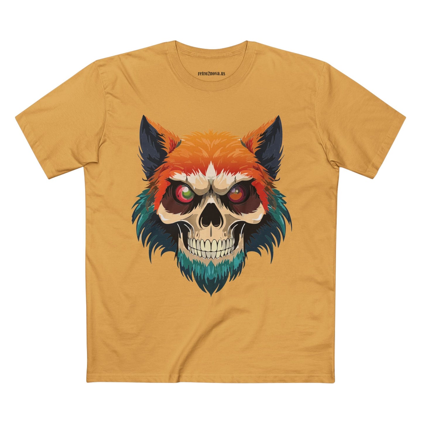 Skull Shirt Unisex Skeleton Tee Original Art By Retro2Nova Premium Cotton Tee Art Collection