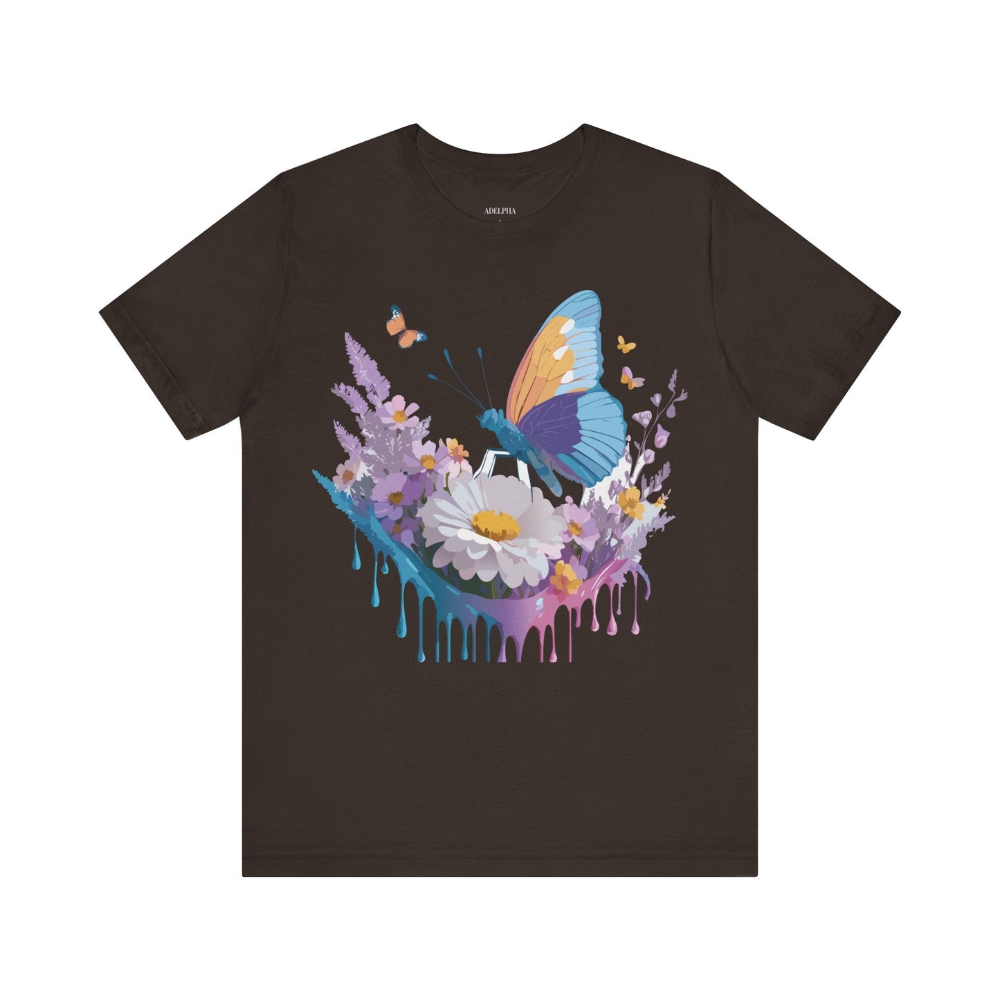 Adelpha Vintage Inspired Graphic Tee Unisex Short Sleeve Shirt