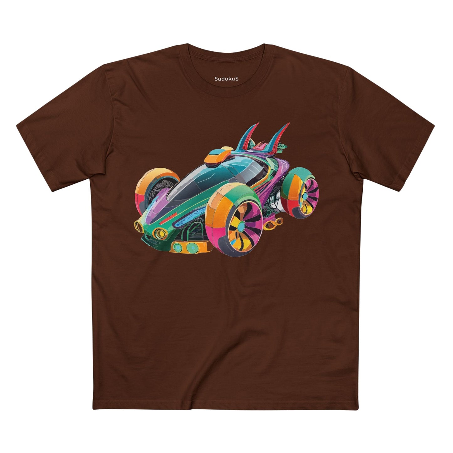 Car Graphic Unisex 100 Cotton Staple Tee 22