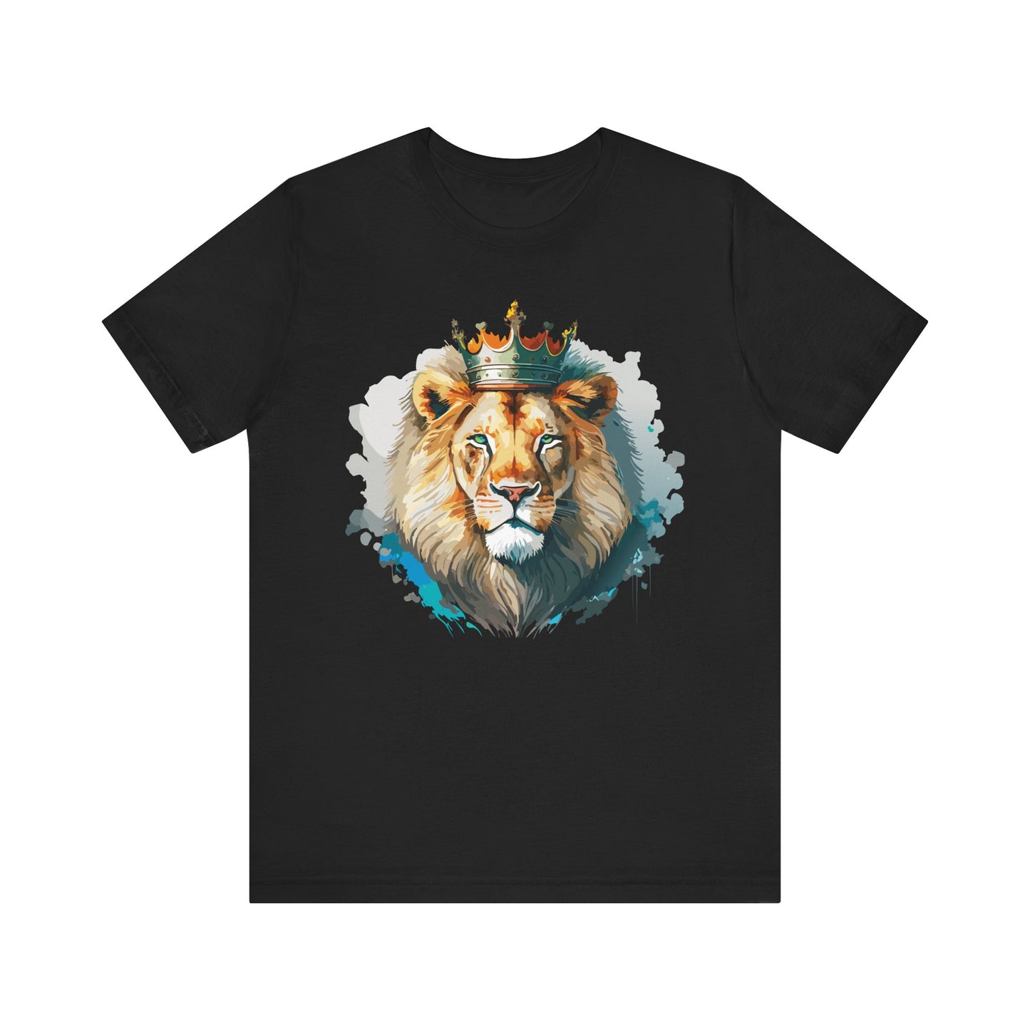 Lion Shirt, Animal Shirt, T-Shirt with Lion, Art Design Tee, Animal Tees, Safari T-Shirt, Crown Tee 13