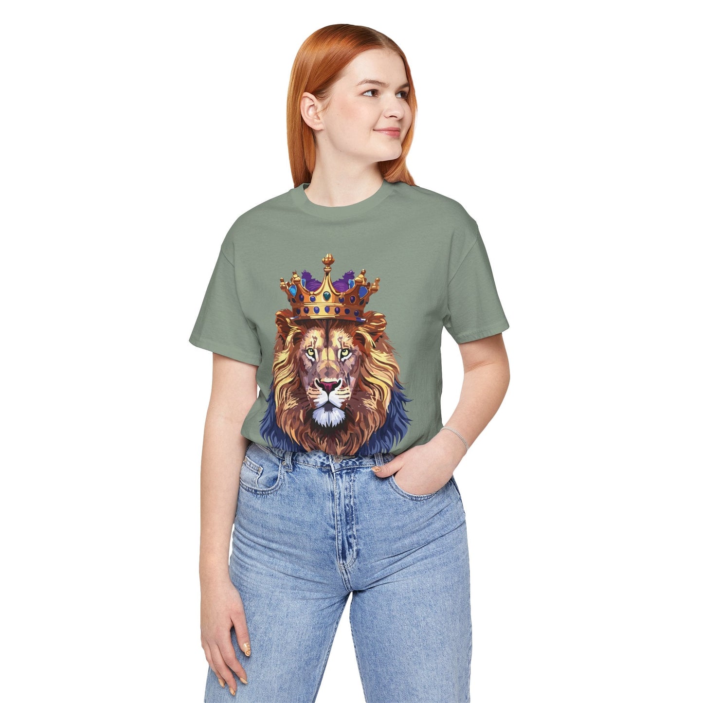 Unisex Animal Graphic Tee Shirt Art Design Wild Animals Shirt Gildan Softstyle Cotton