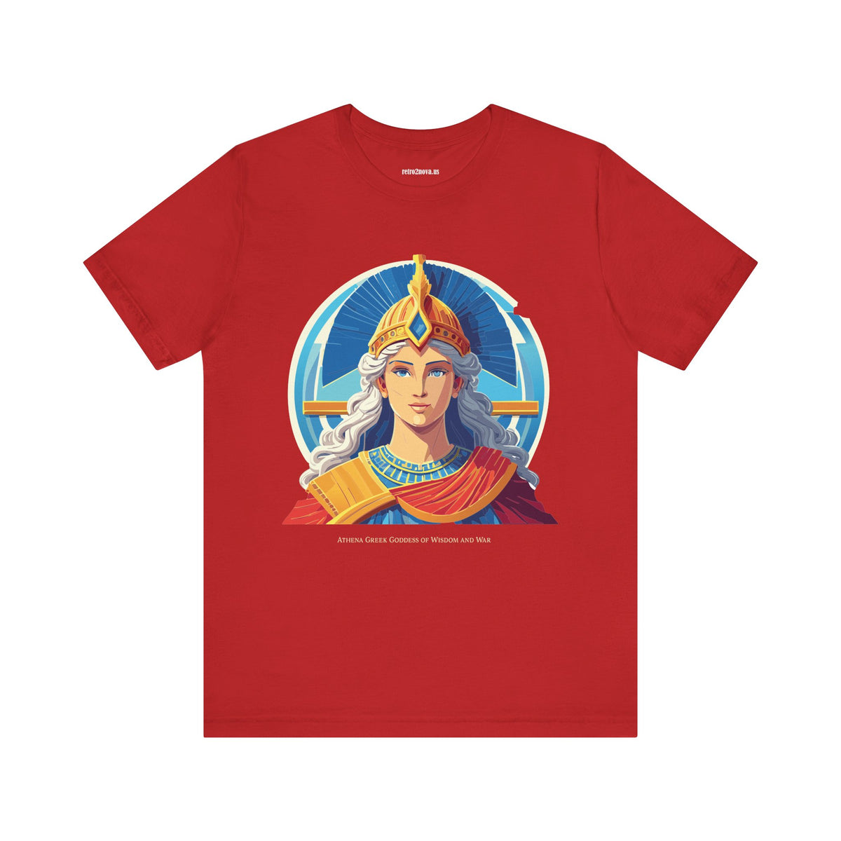 Goddess Graphic Unisex Cotton Bella+Canvas Tee with Athena