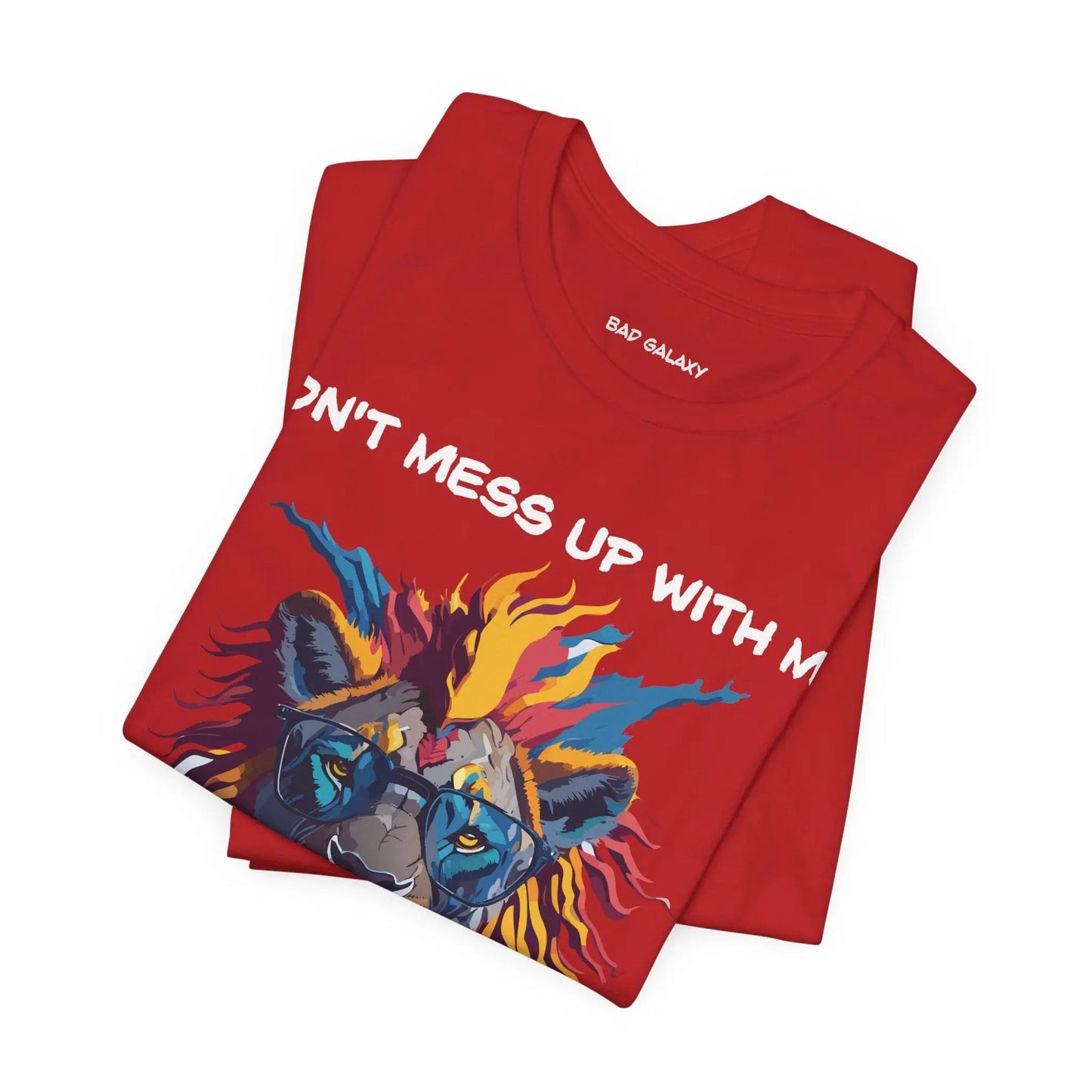 Animal T Shirt From Bad Galaxy Made To Order 100 Percent Cotton Eco Friendly Ink Free Shipping