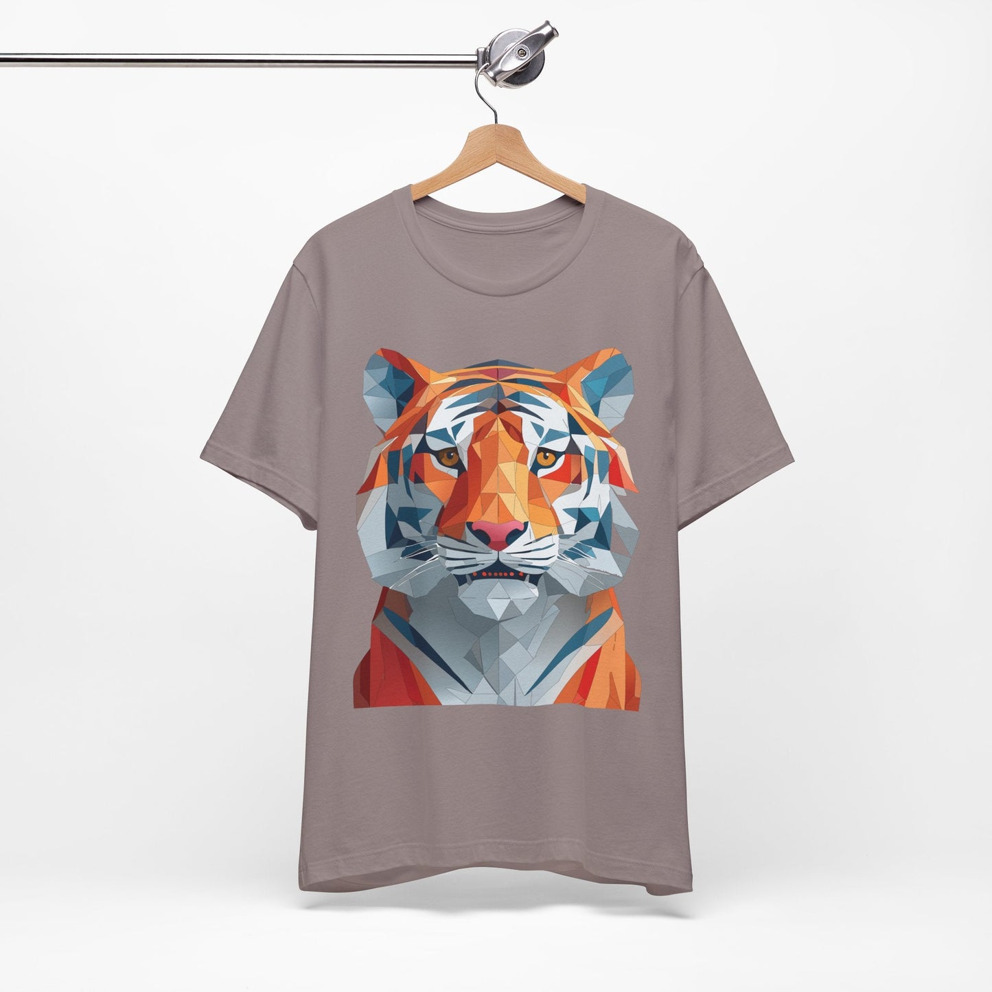 Unisex Animal Shirt With Art Design And Wildlife Theme Short Sleeve Tee For Everyday Wear