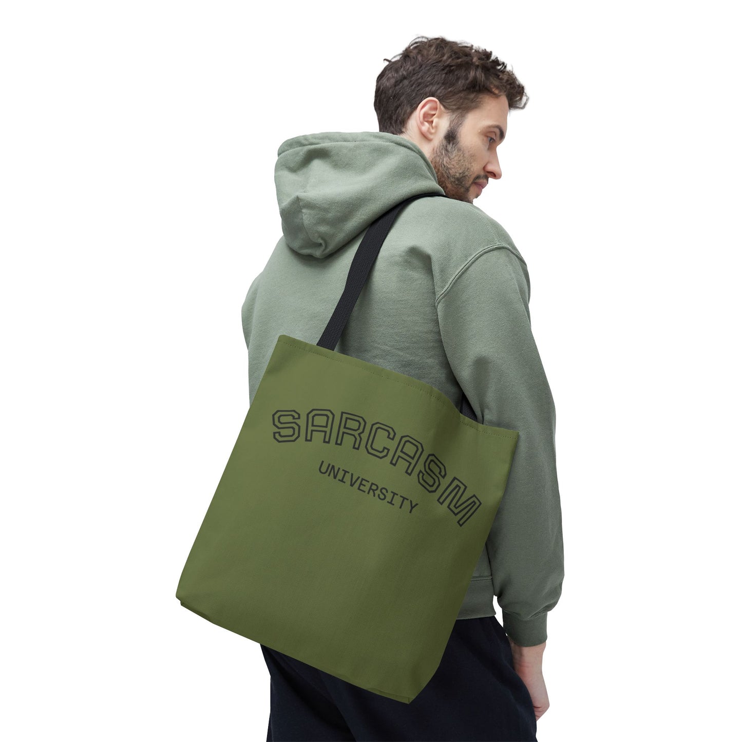 University GREEN COLOR CANVAS BAG  100% SPUN POLY 3 SIZES BAG-C1