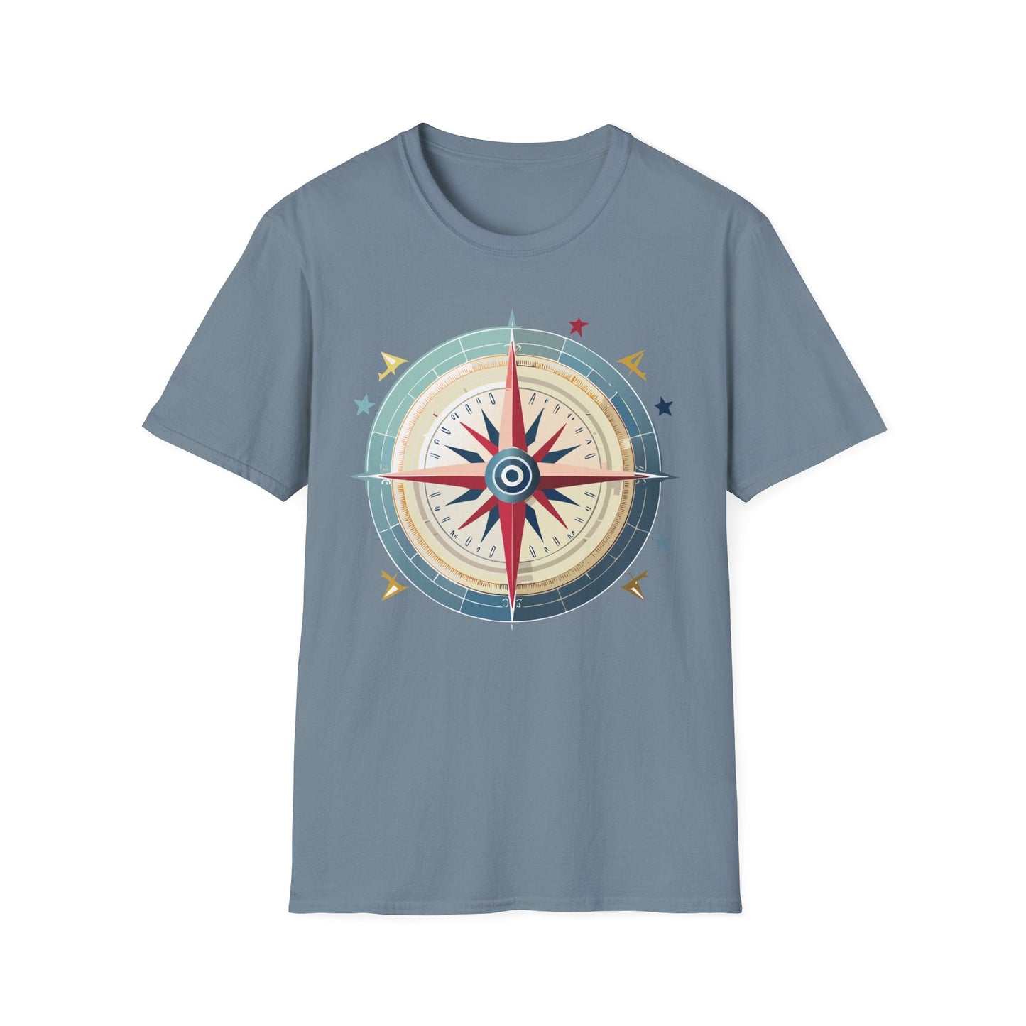 Compass Navigator Graphic Tee Unisex 100 Cotton 21