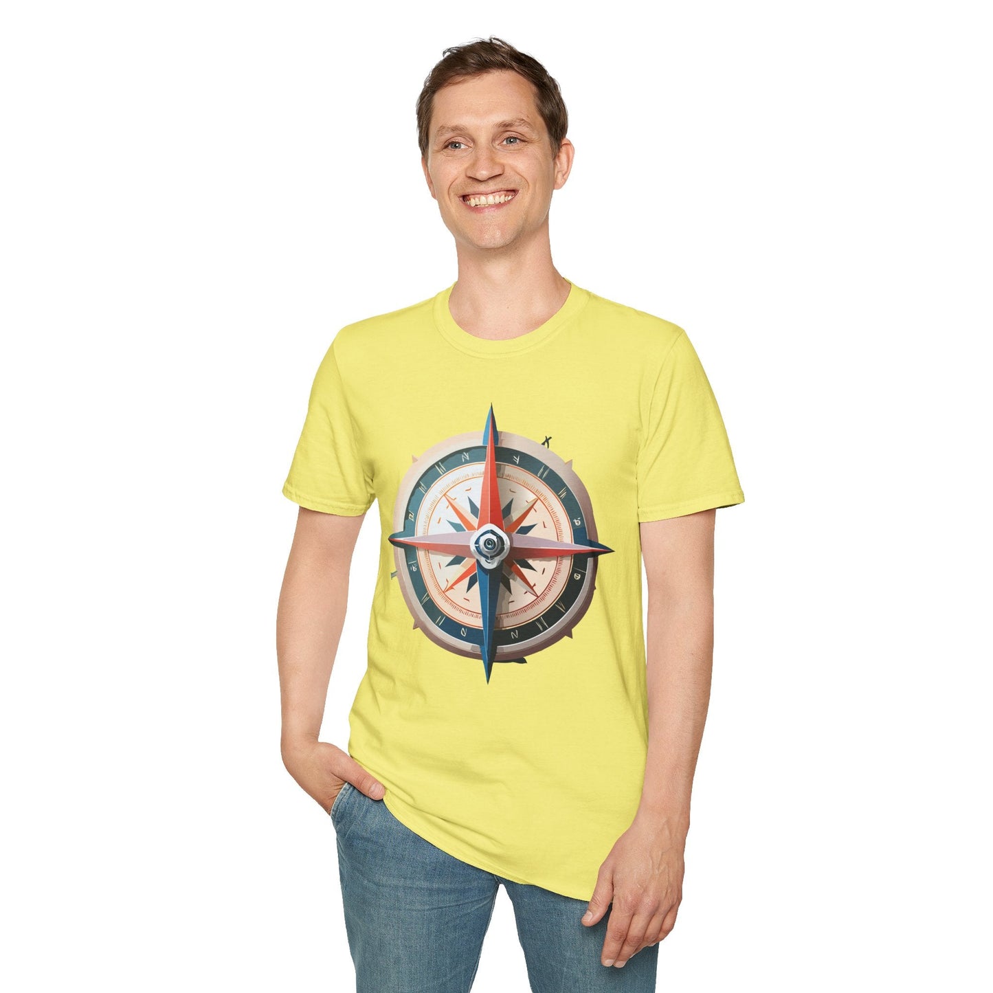 Compass Navigator Graphic Tee Unisex 100 Cotton 19