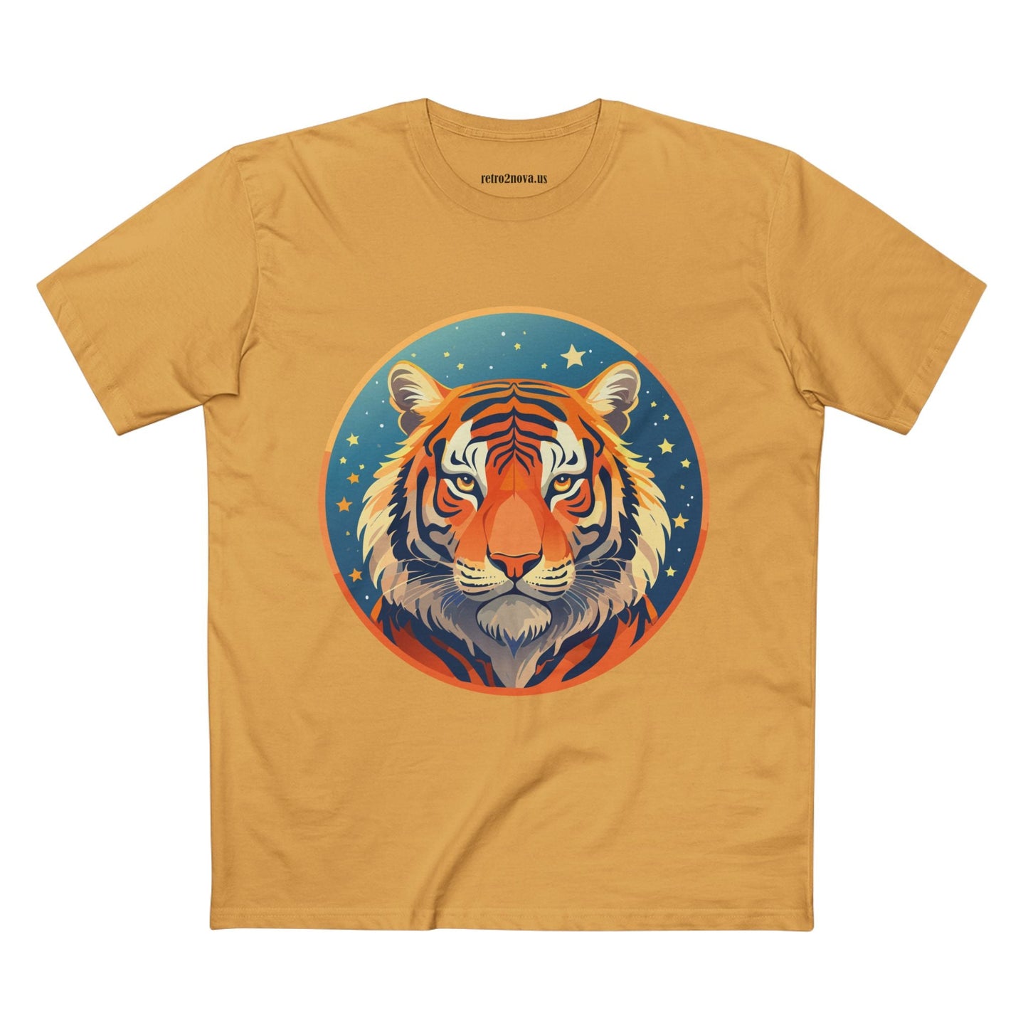 Unisex Premium Cotton Tiger Shirt Art Tee Original Design Animal Shirt Everyday Comfort Handmade Graphic Art Collection