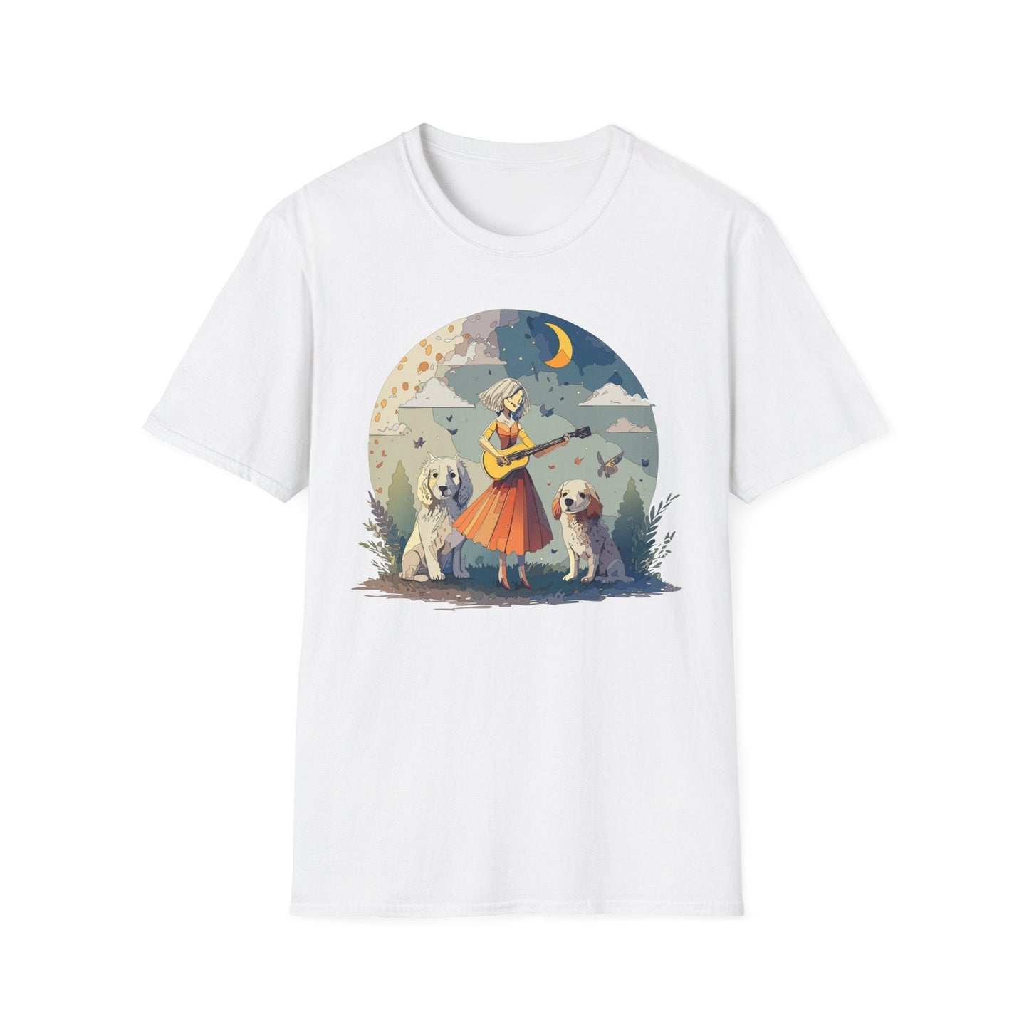 Womens Graphic T Shirts Art Design Tee Softstyle Gildan 64000 100 Percent Cotton