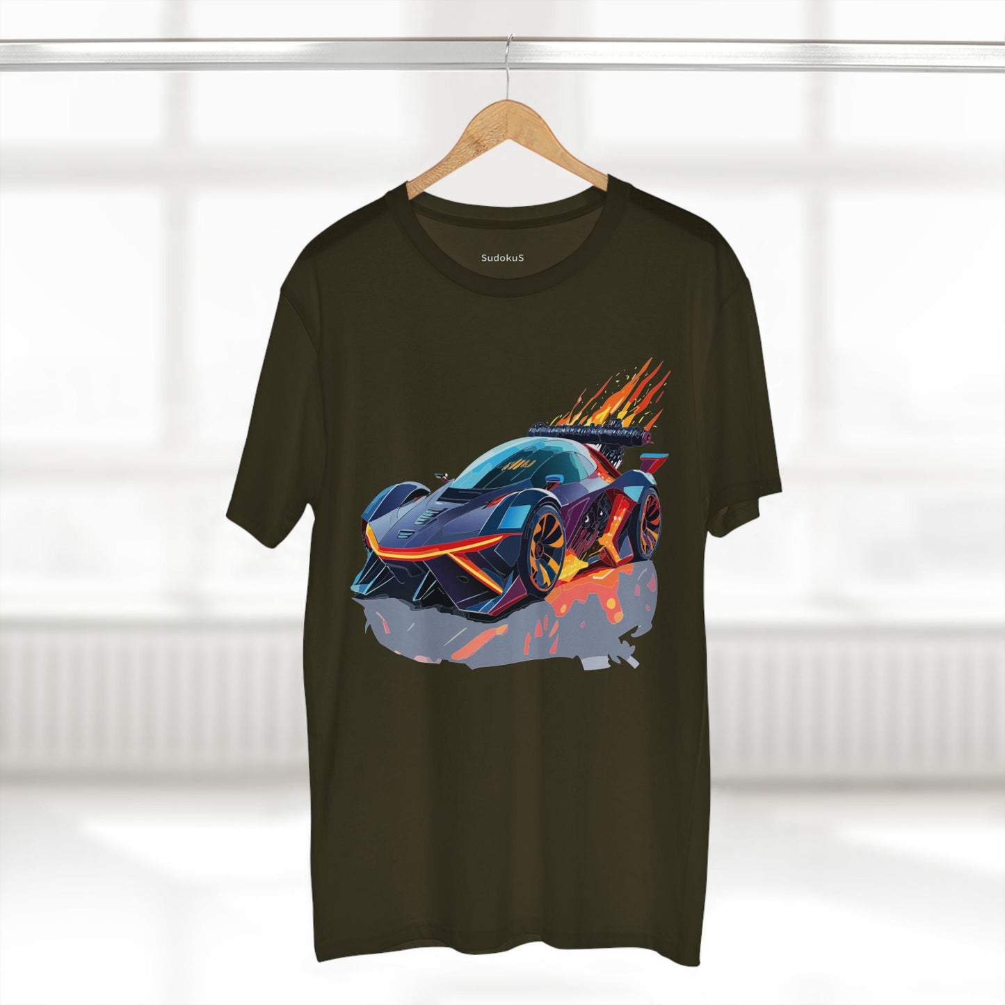 Car Graphic Unisex 100 Cotton Staple Tee 19