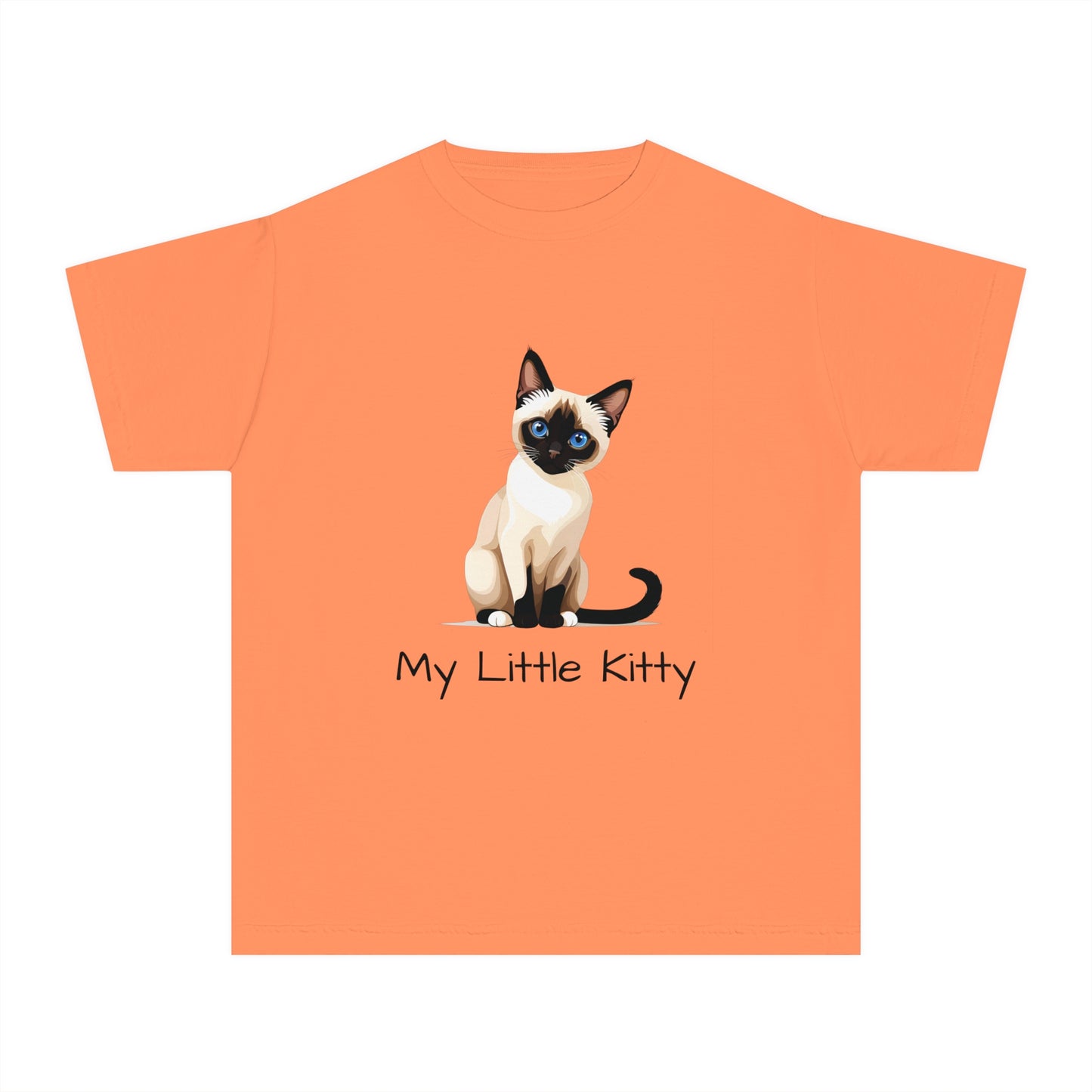 Youth Tee Shirt with Little Kitty