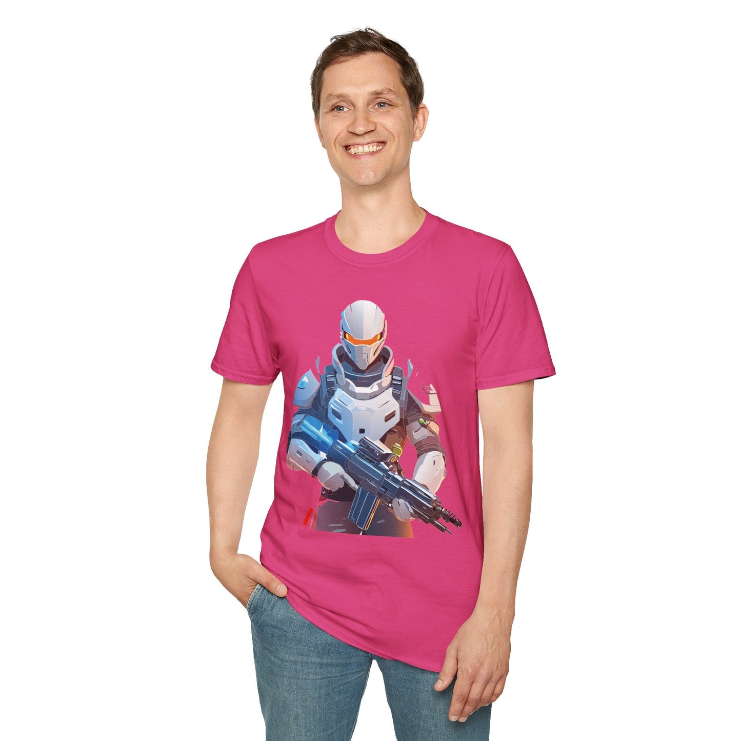Robocop Graphic Unisex Cotton With Cyber Man Artwork Tee 4