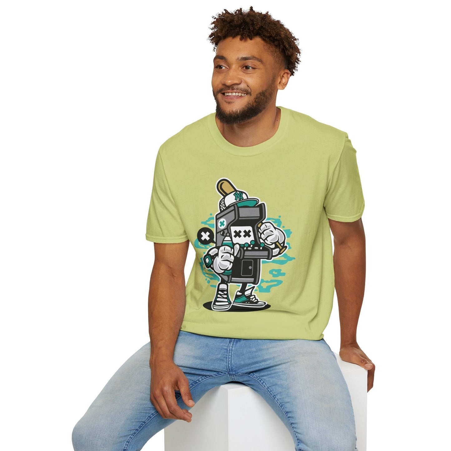 Unisex Gildan Softstyle Cartoon T Shirt Animation Design Funny Tee Ring Spun Cotton