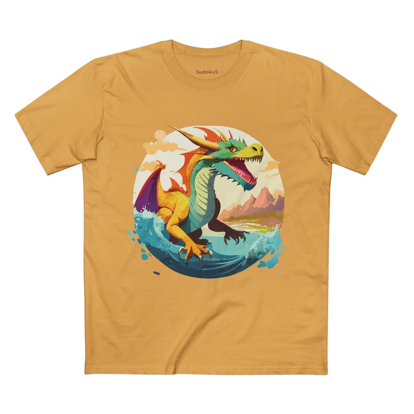 Dragon Graphic Unisex 100 Cotton Staple Tee 24
