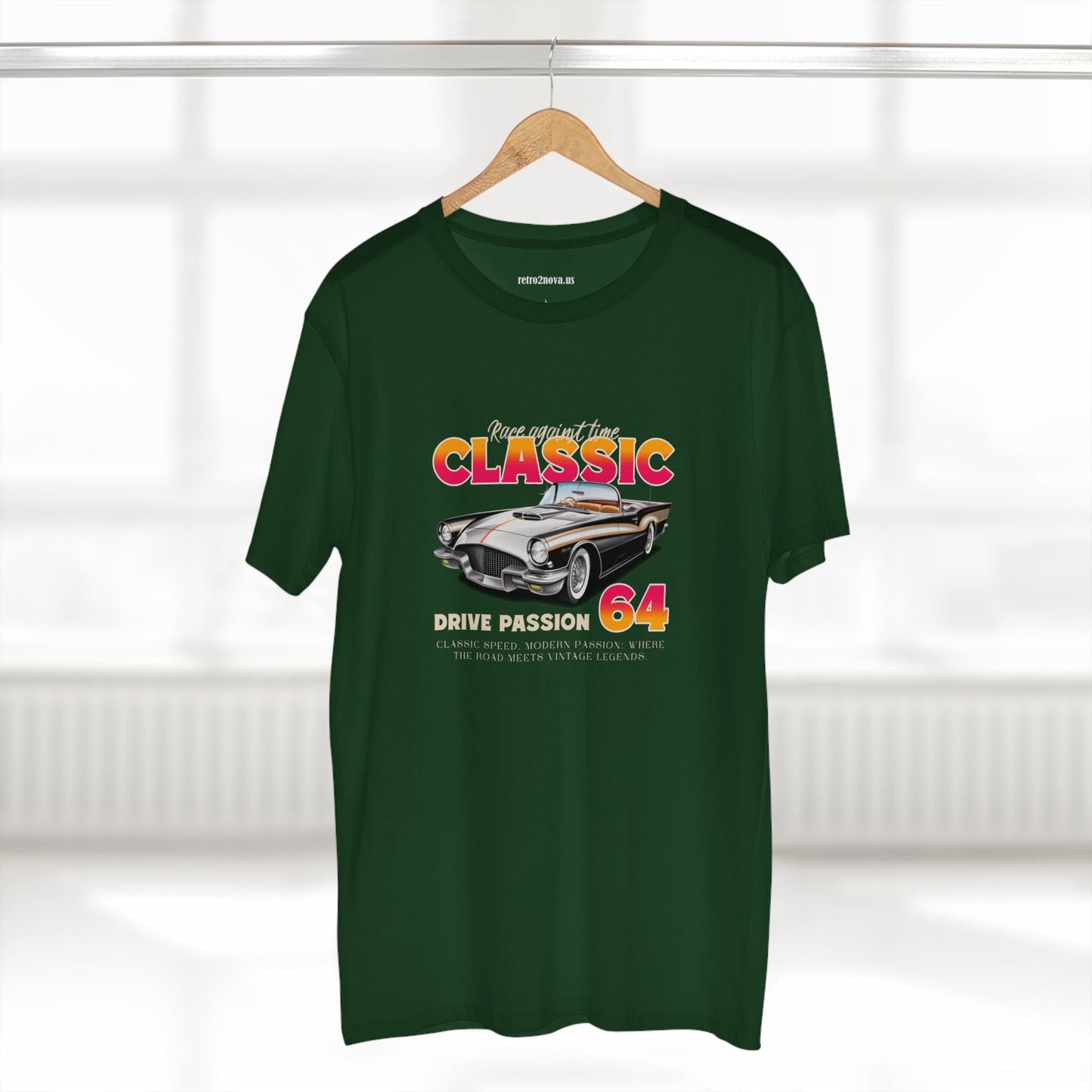 Retro Car Shirts Vintage Car Shirts Unisex Premium Cotton Tee With Original Art Design RC 16