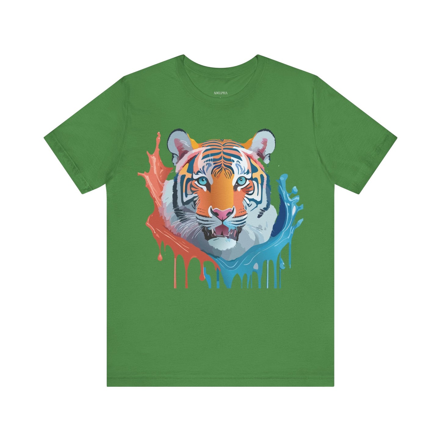 Tiger Graphic Tee Unisex Jersey Short Sleeve With Vintage Inspired Artwork By Adelpha