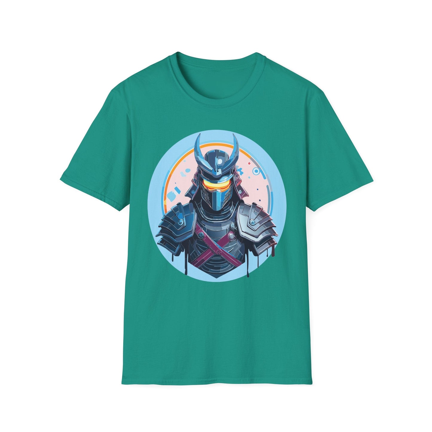 Samurai T Shirt Unisex Softstyle 64000 Tee Lightweight Comfortable 100 Percent Ring Spun Cotton